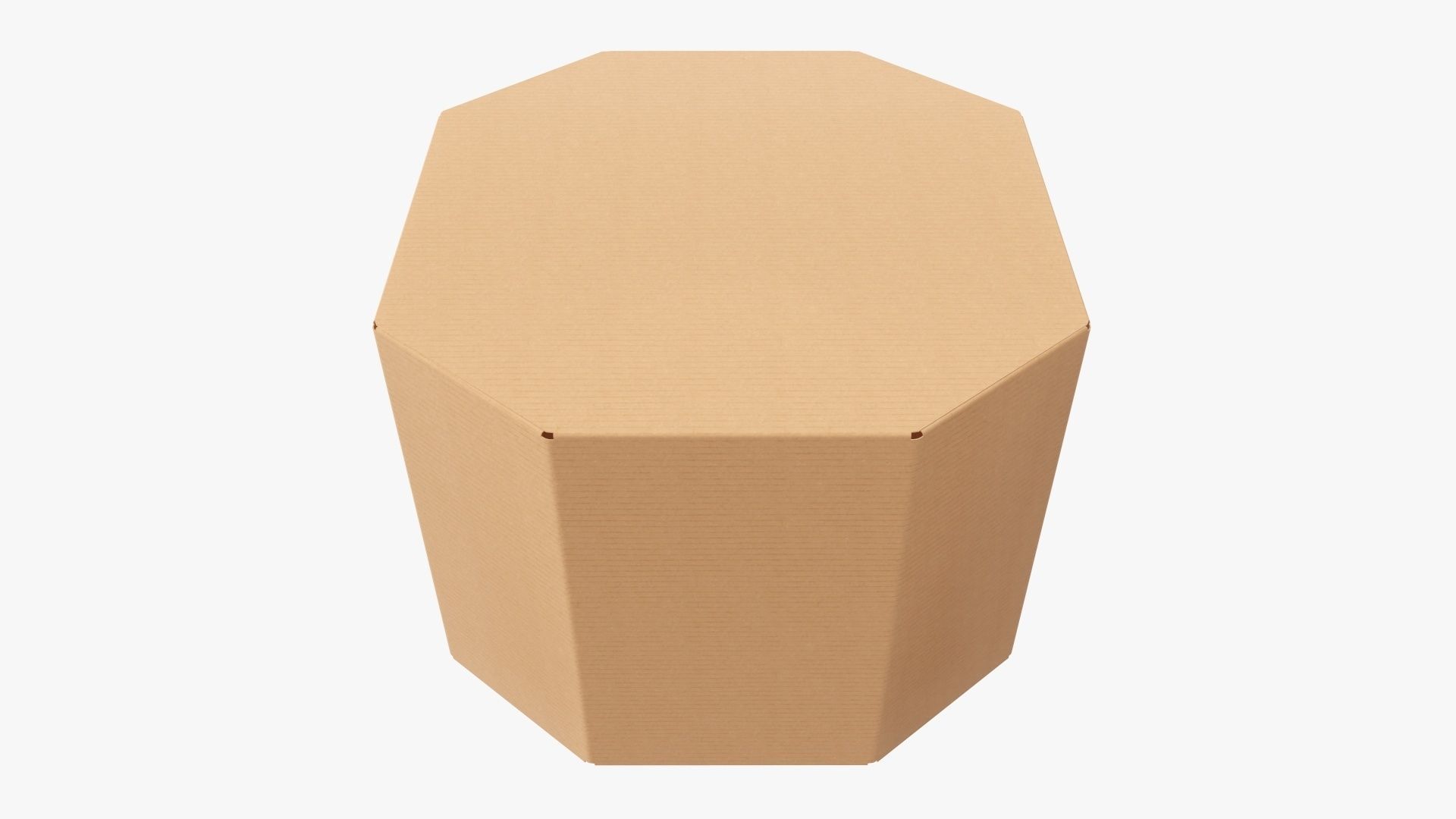 Corrugated cardboard box packaging 10 3D model_1