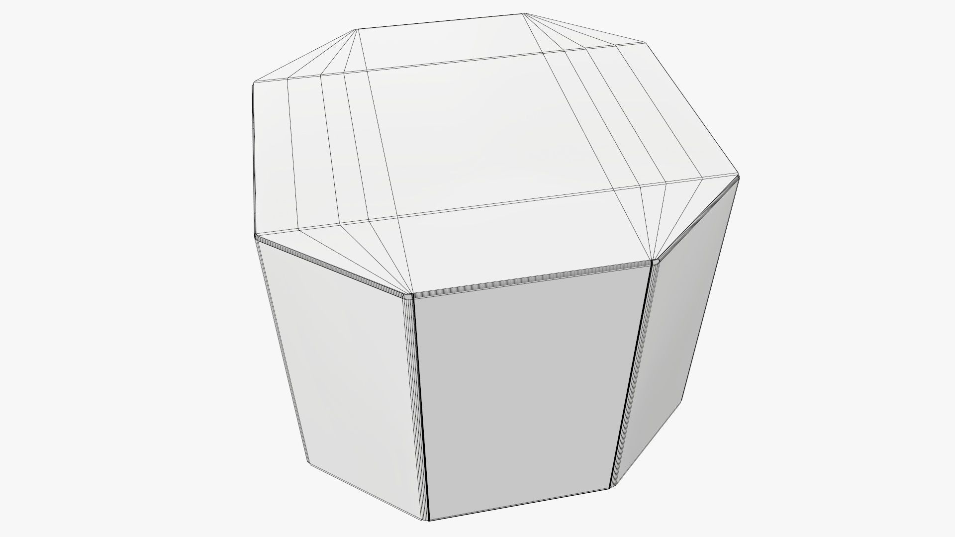 Corrugated cardboard box packaging 10 3D model_6