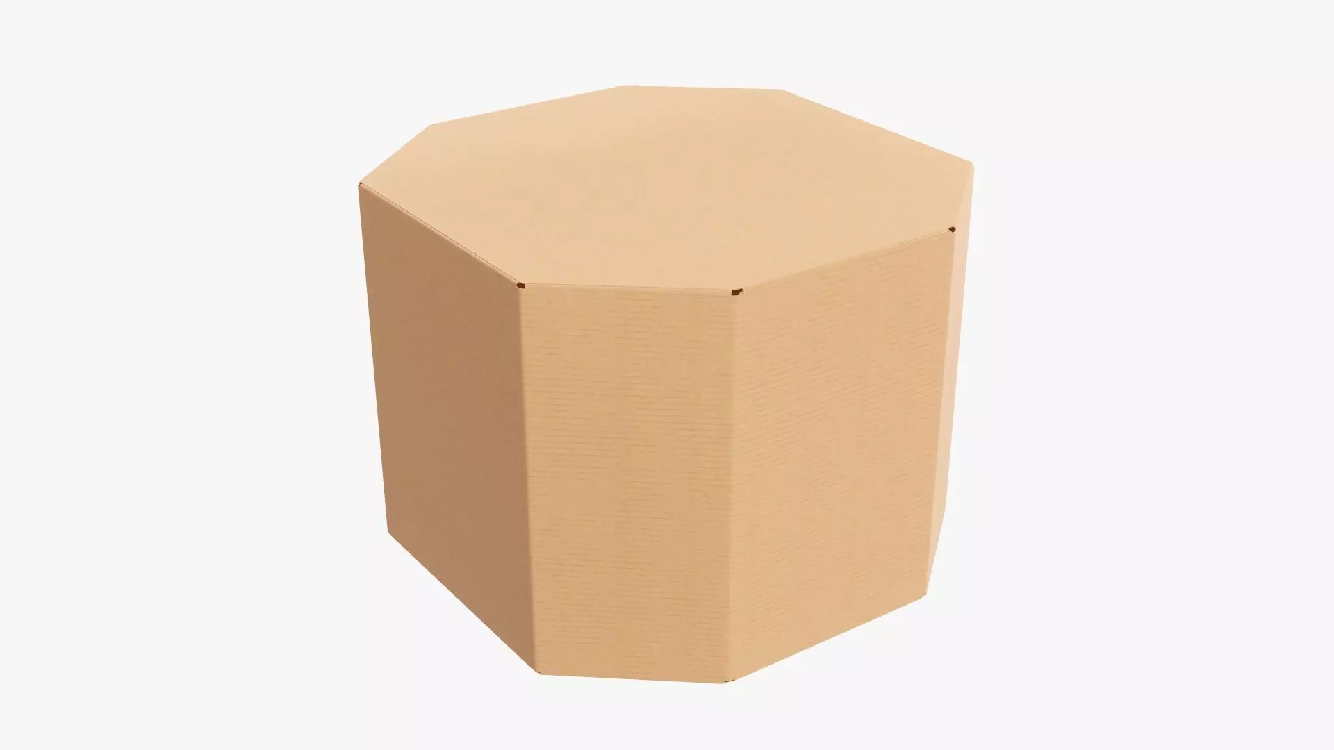 Corrugated cardboard box packaging 10 3D model_0