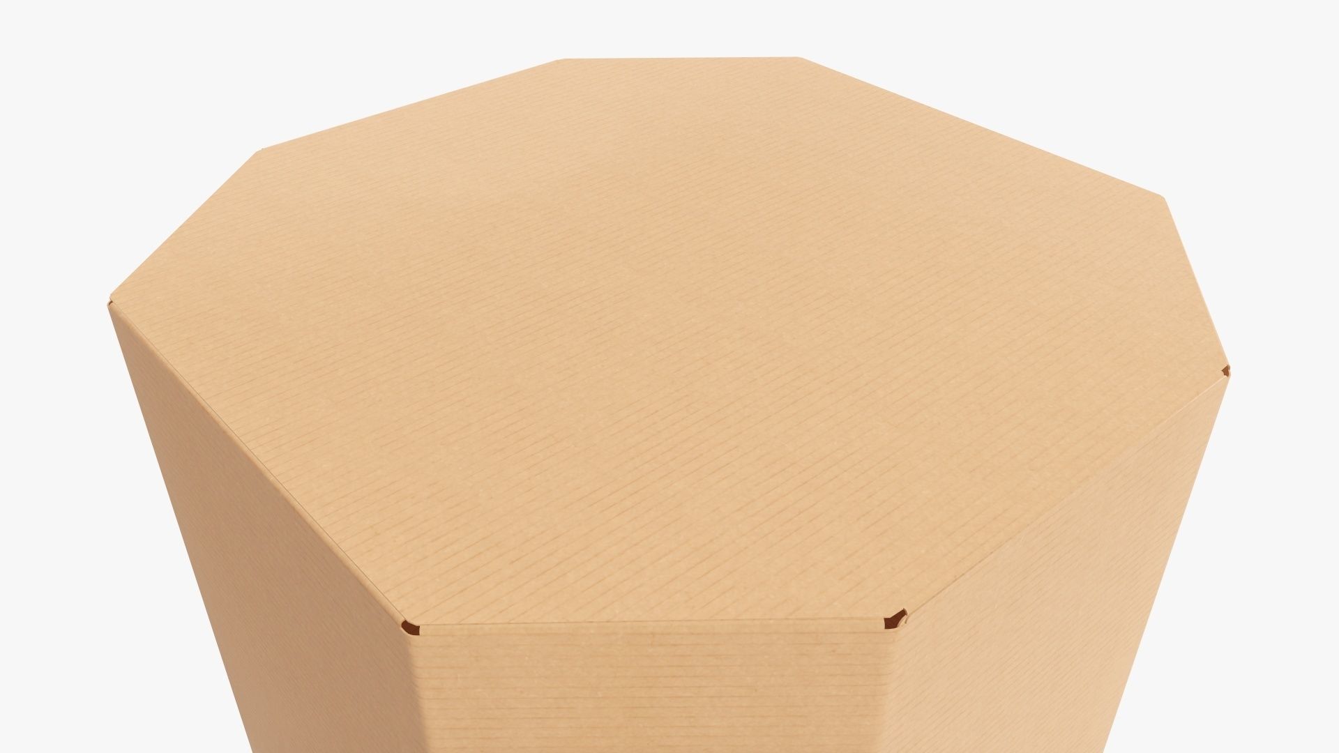 Corrugated cardboard box packaging 10 3D model_2