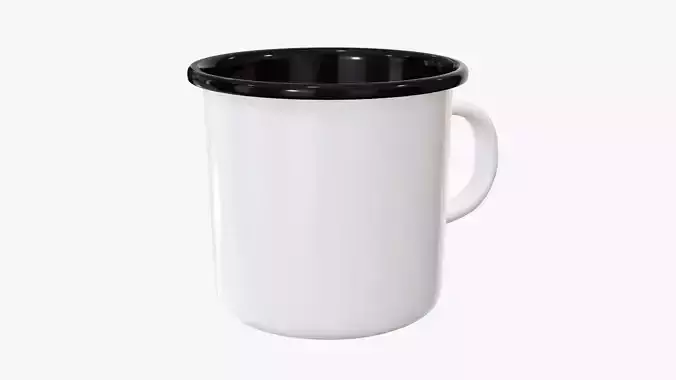 Cup metal 3D model