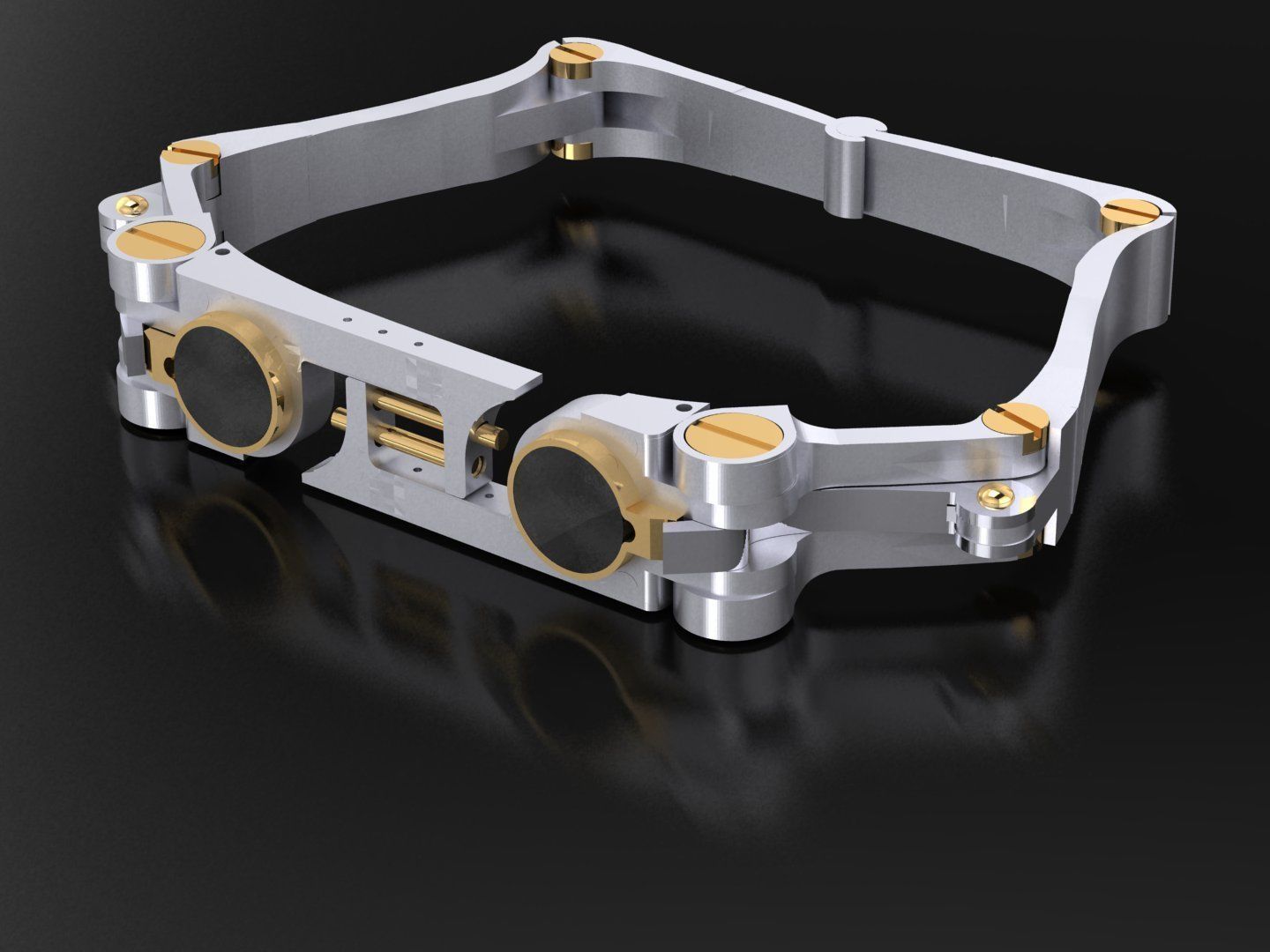 Cufflinks-Bracelet Transformer 3D print model_1