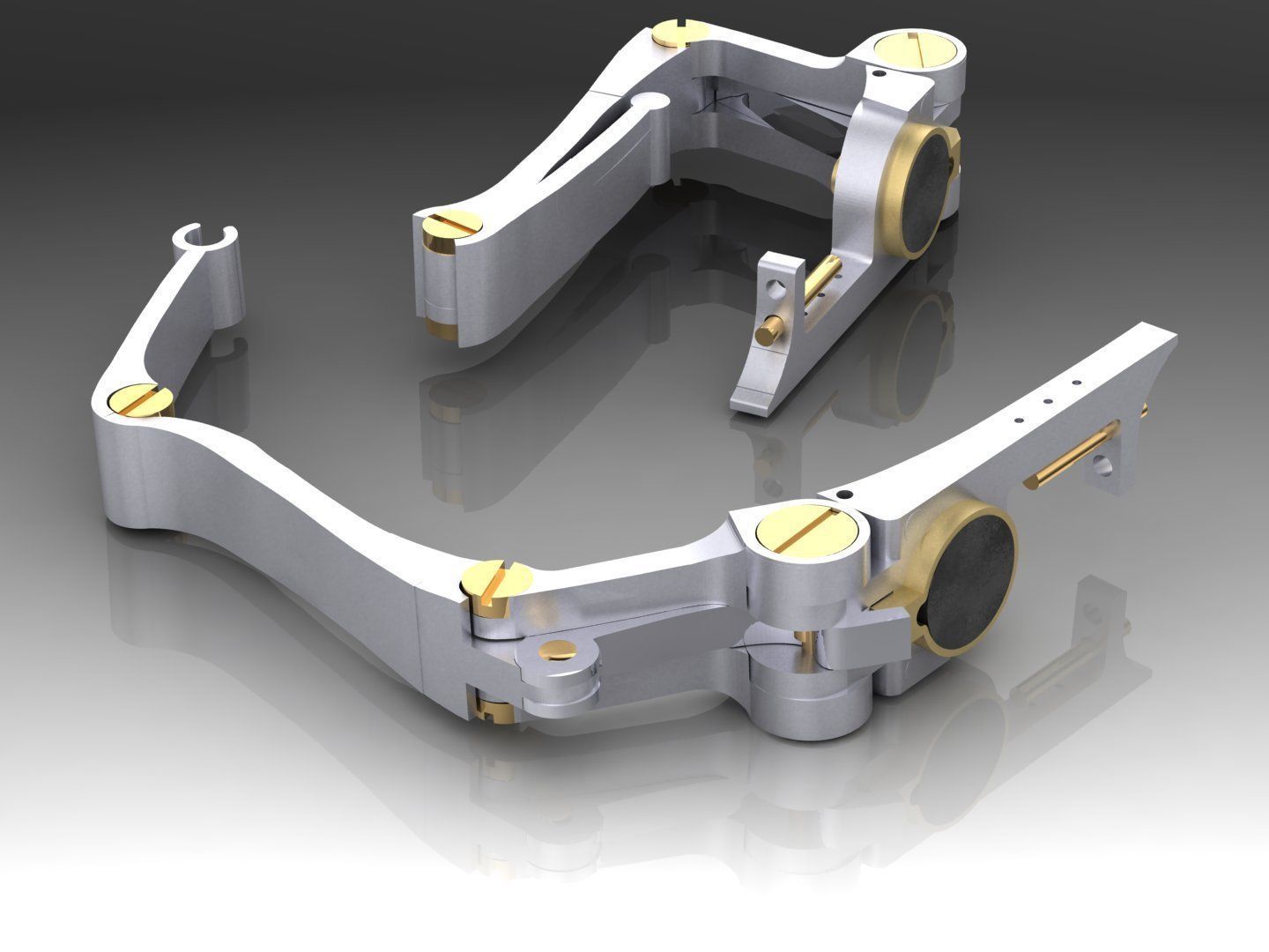 Cufflinks-Bracelet Transformer 3D print model_4