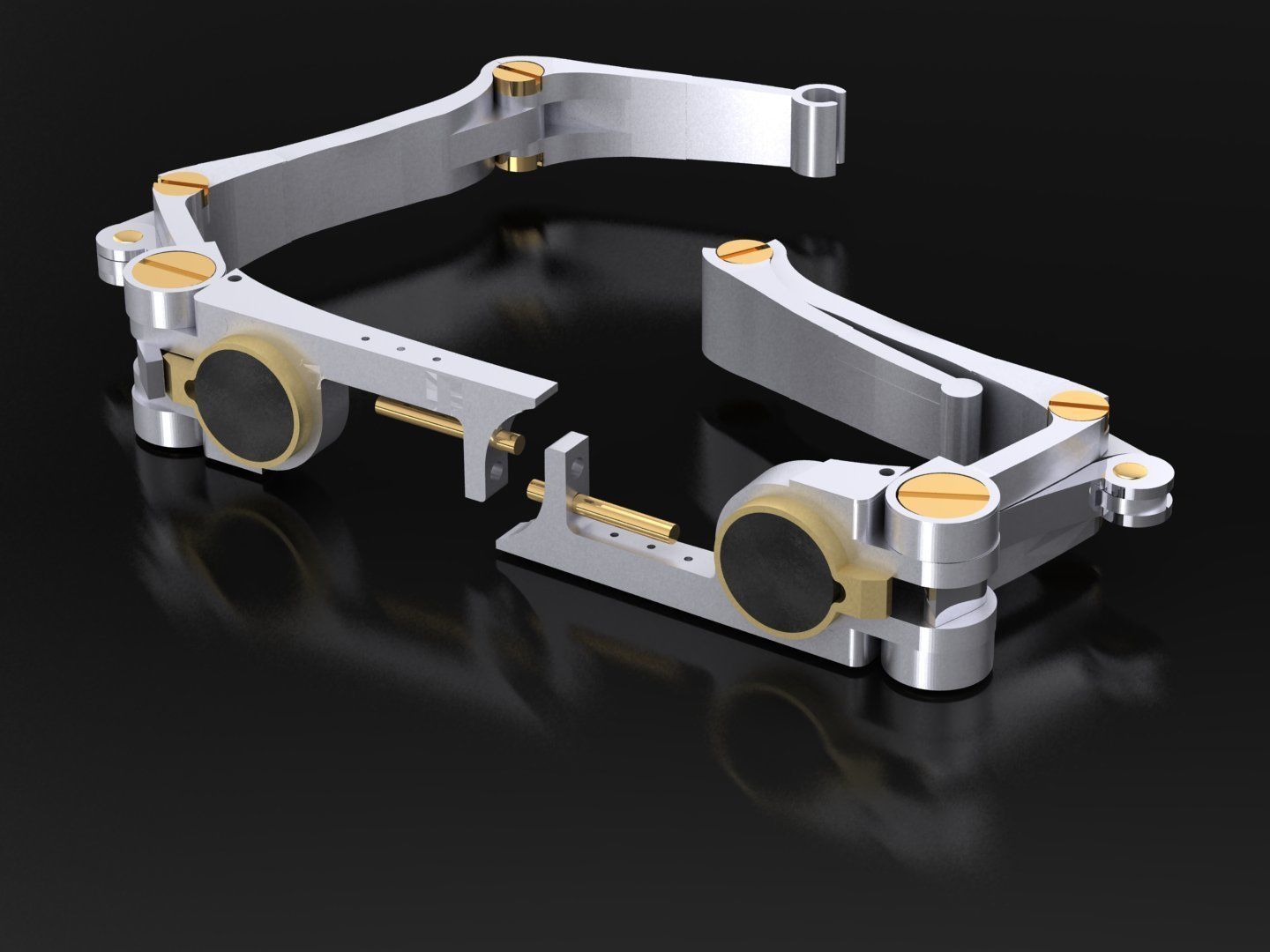 Cufflinks-Bracelet Transformer 3D print model_3