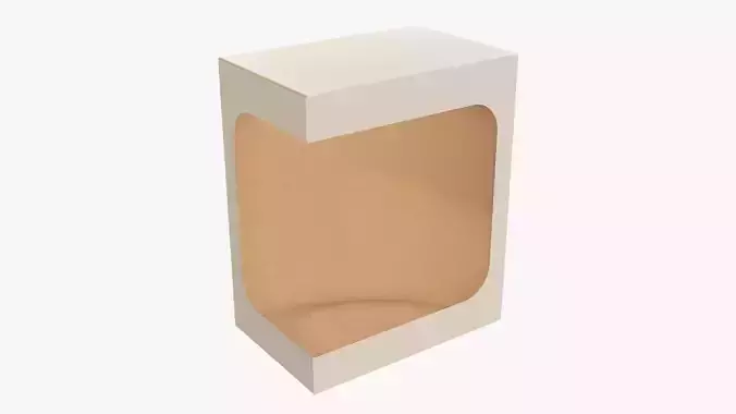 Cardboard display box retail 10 3D model