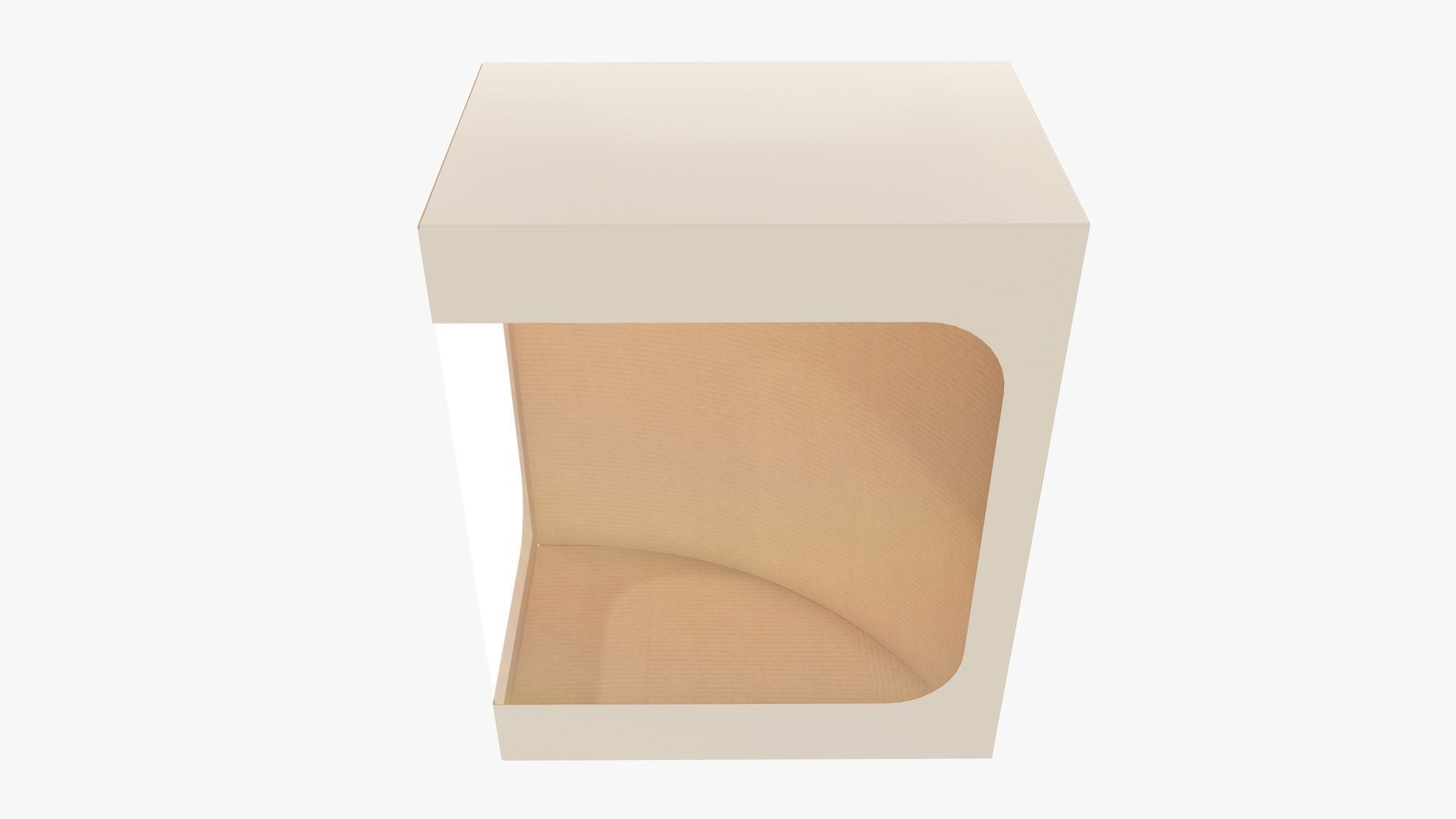 Cardboard display box retail 10 3D model_1