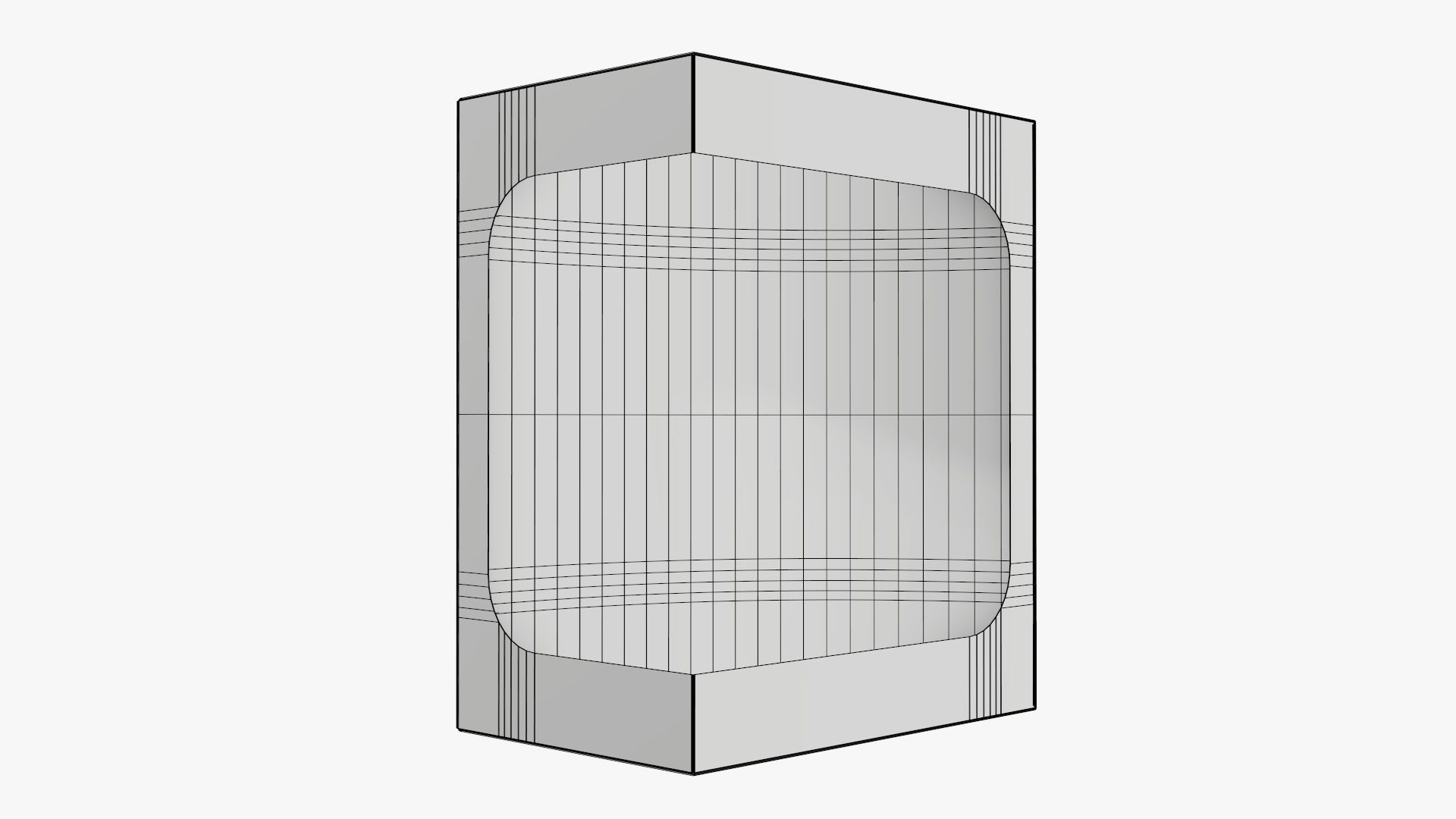 Cardboard display box retail 10 3D model_5