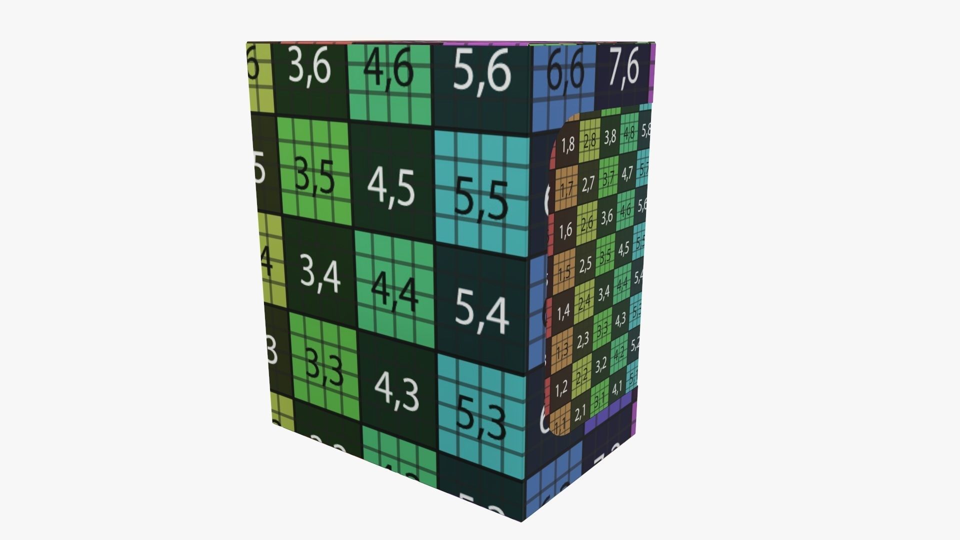 Cardboard display box retail 10 3D model_14