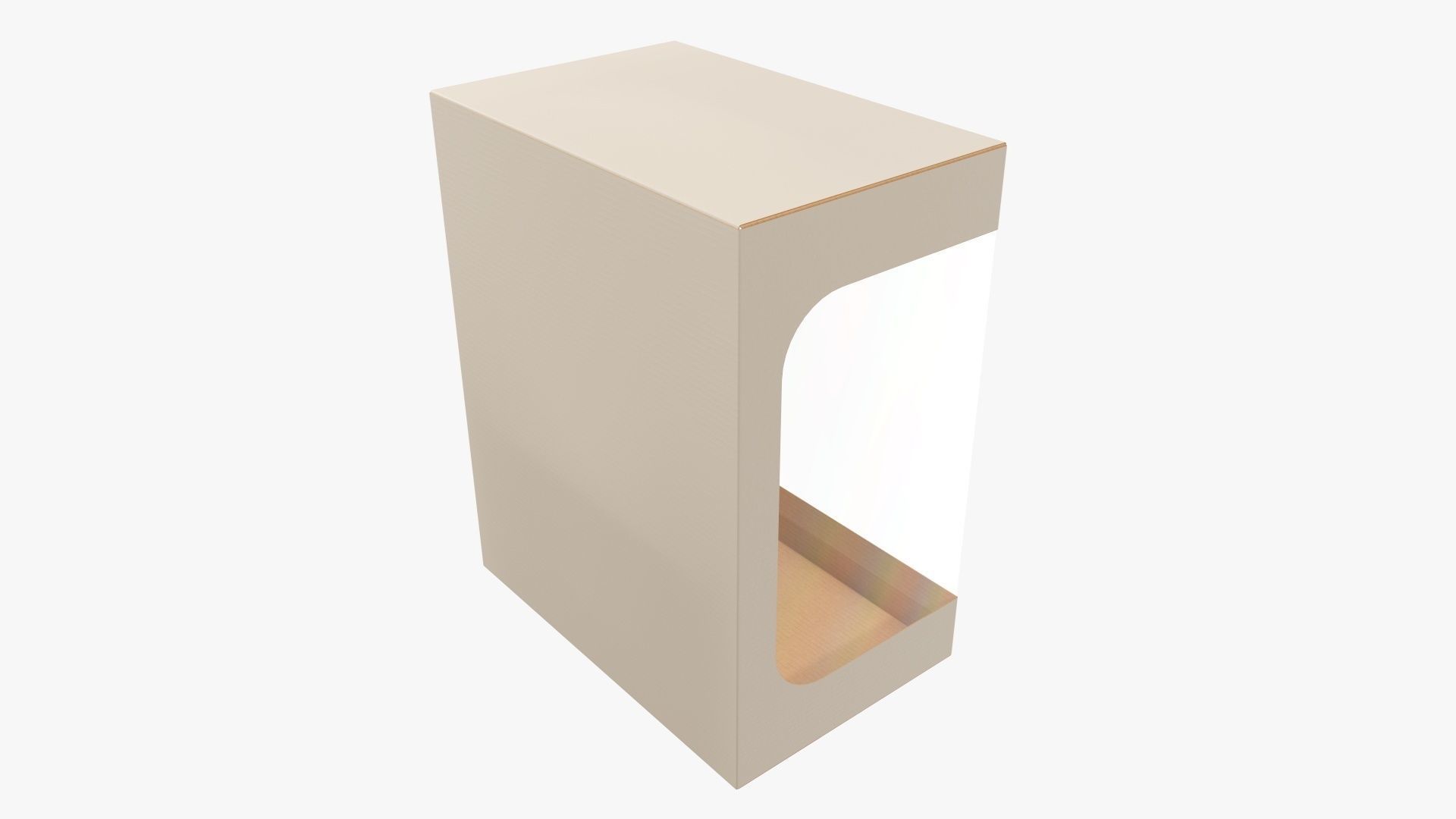 Cardboard display box retail 10 3D model_2