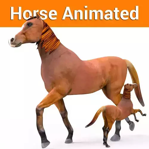 Red Horse Animated