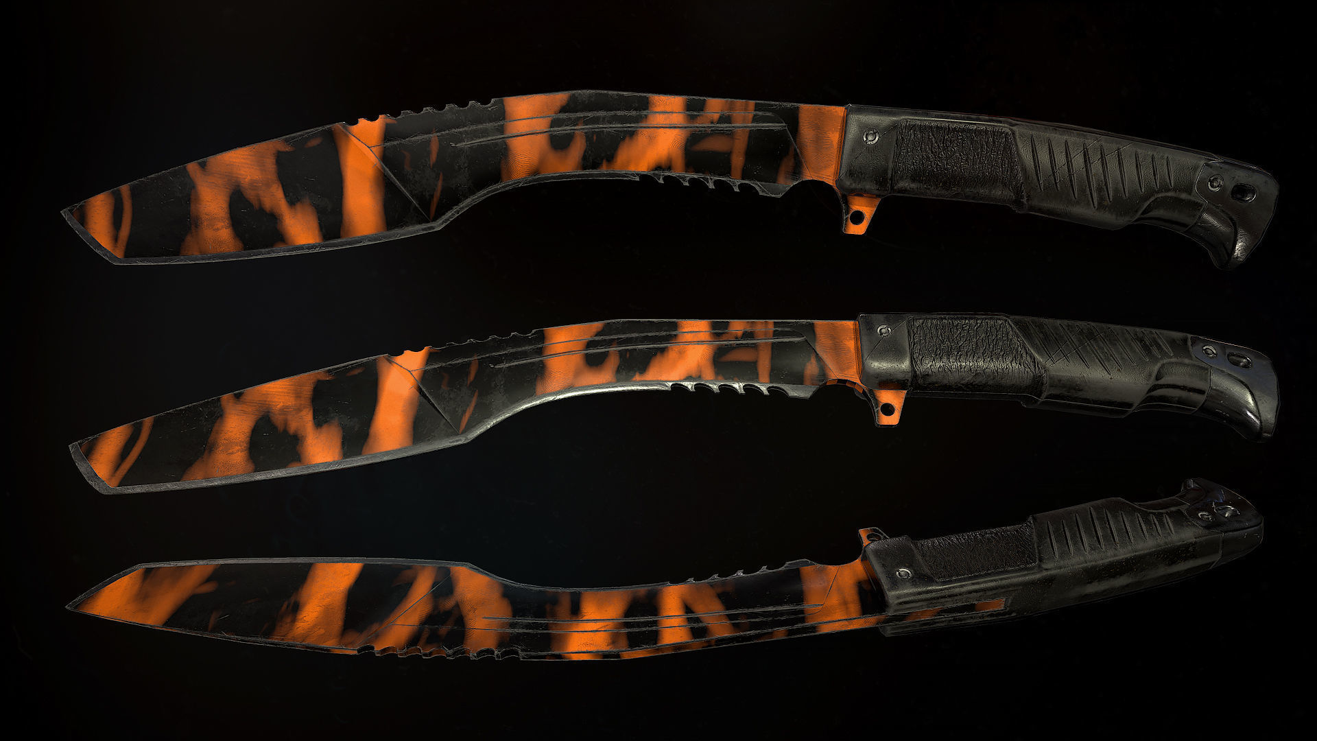 Collection Knives Kukri 11 models _27