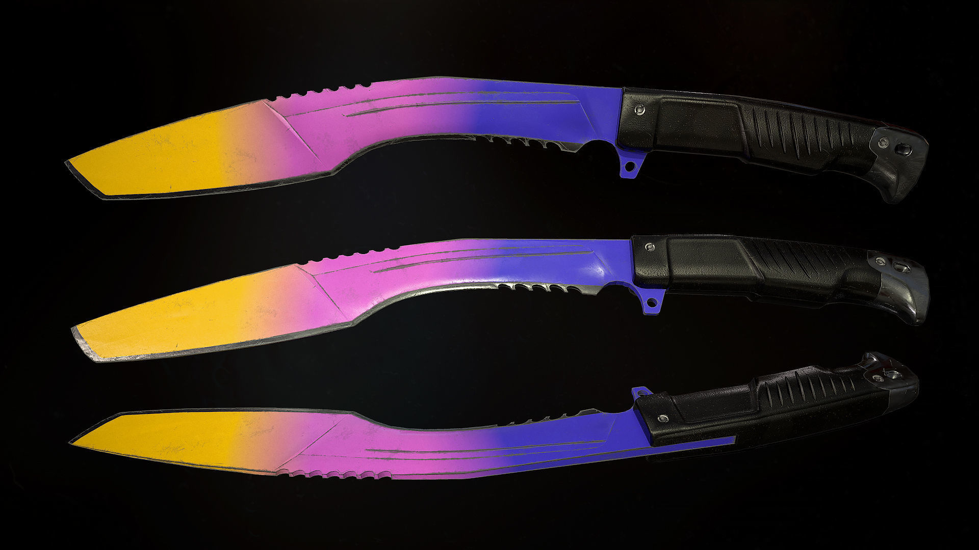 Collection Knives Kukri 11 models _35