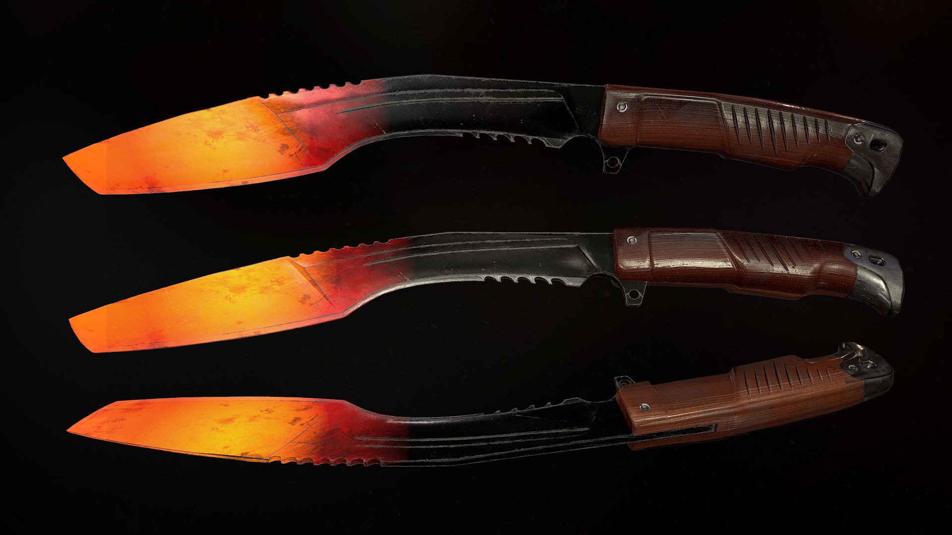 Collection Knives Kukri 11 models _38