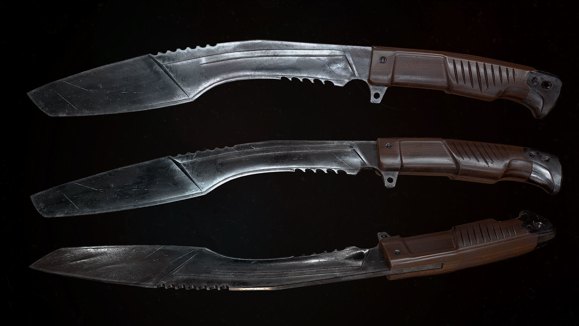 Collection Knives Kukri 11 models _42