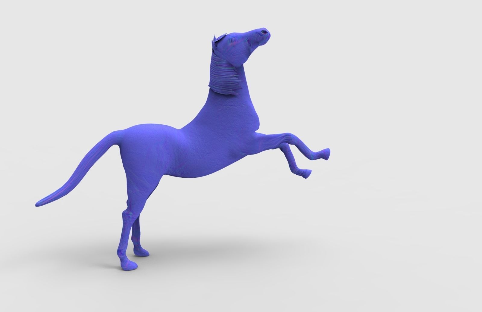 Horse Animated Low-poly 3D model_24