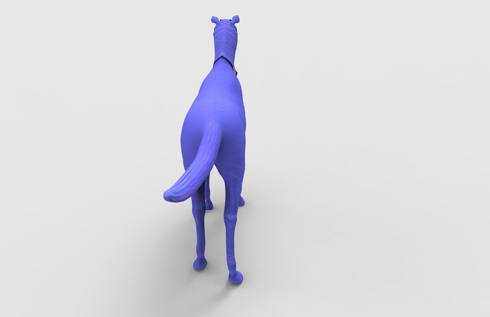 Horse Animated Low-poly 3D model_15