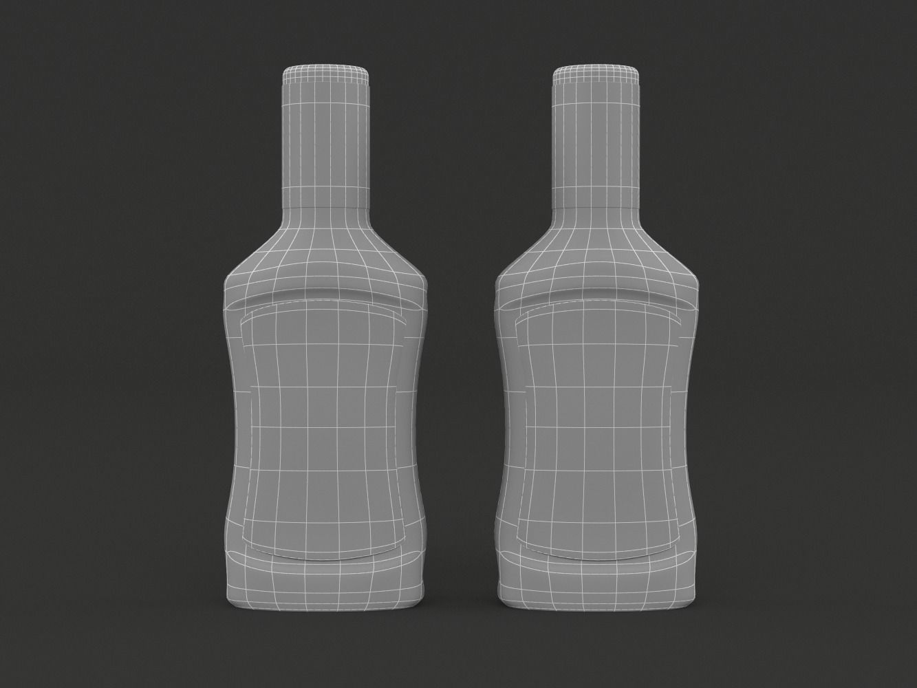 Great Value Honey Mustard Dressing and Dip 3D model_7