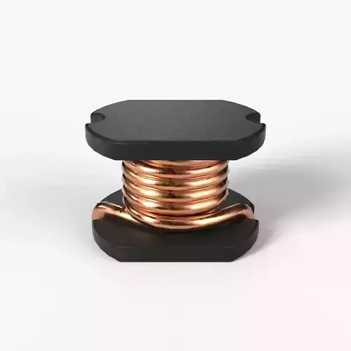 2K PBR Textured Inductor Low-poly 3D model