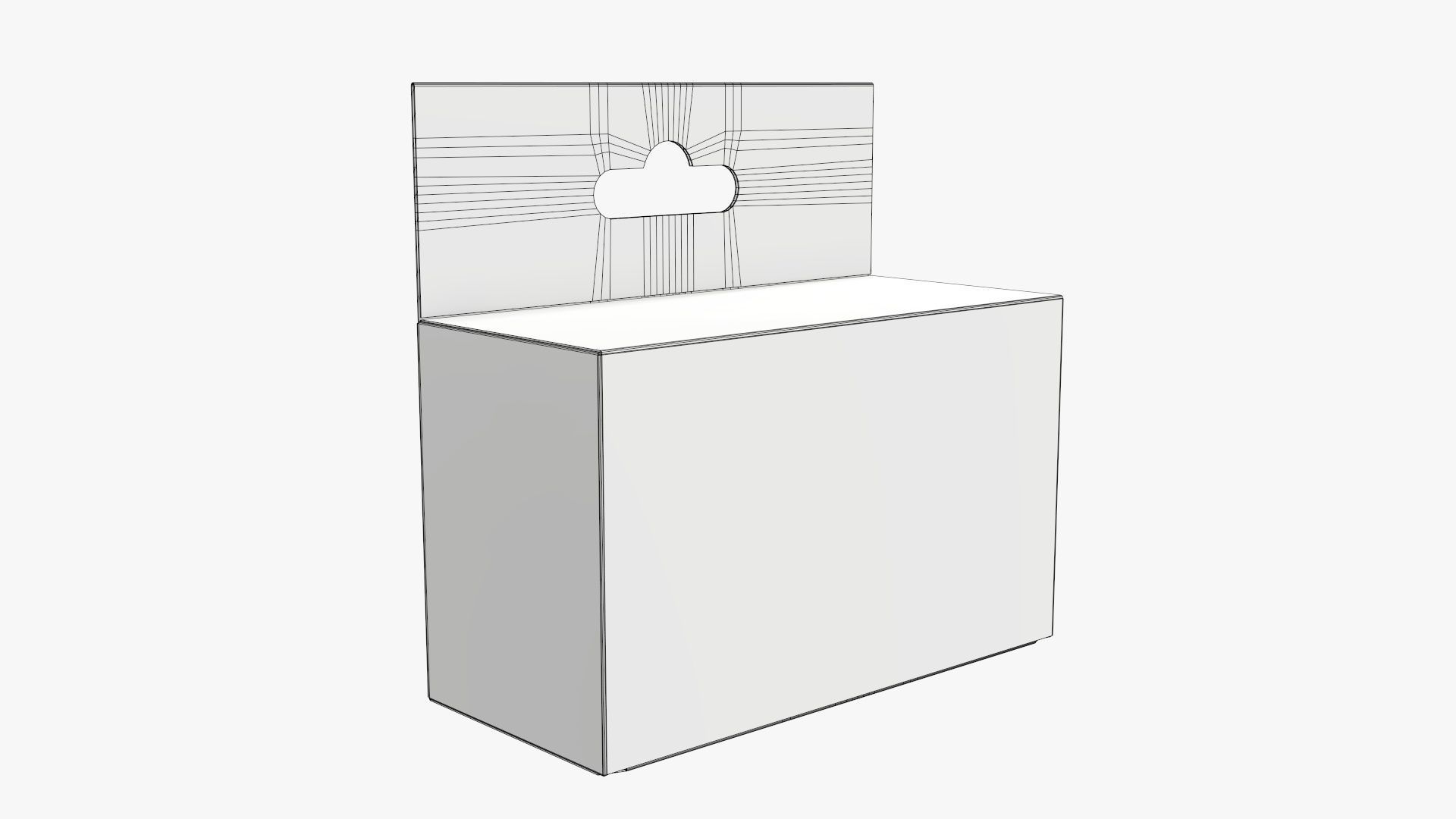 Hanging cardboard box retail 01 3D model_5
