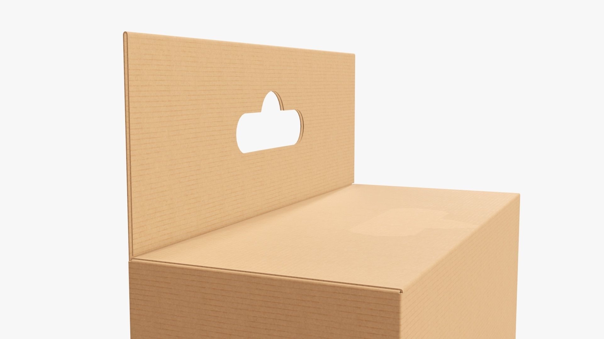 Hanging cardboard box retail 01 3D model_4