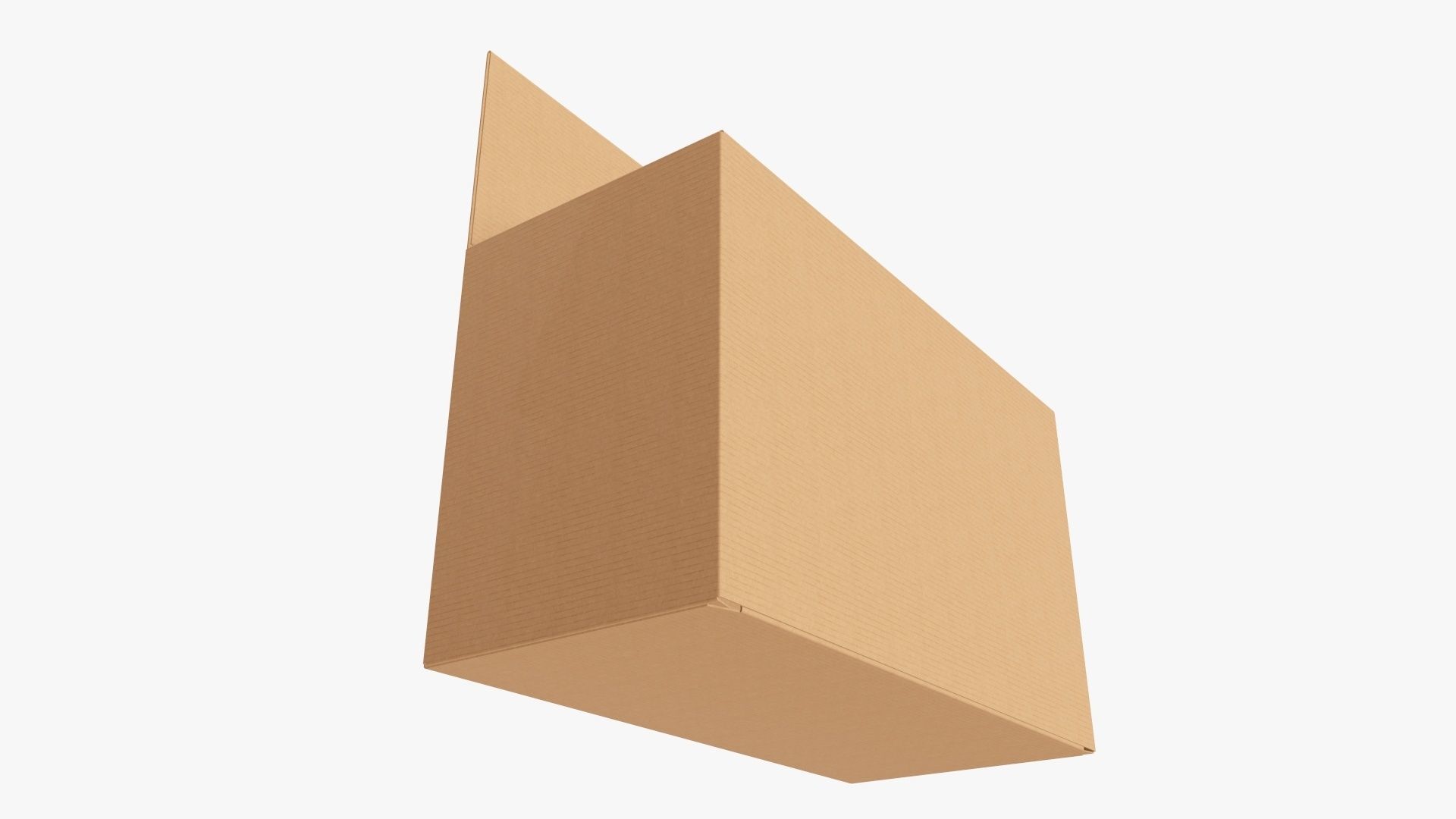 Hanging cardboard box retail 01 3D model_3
