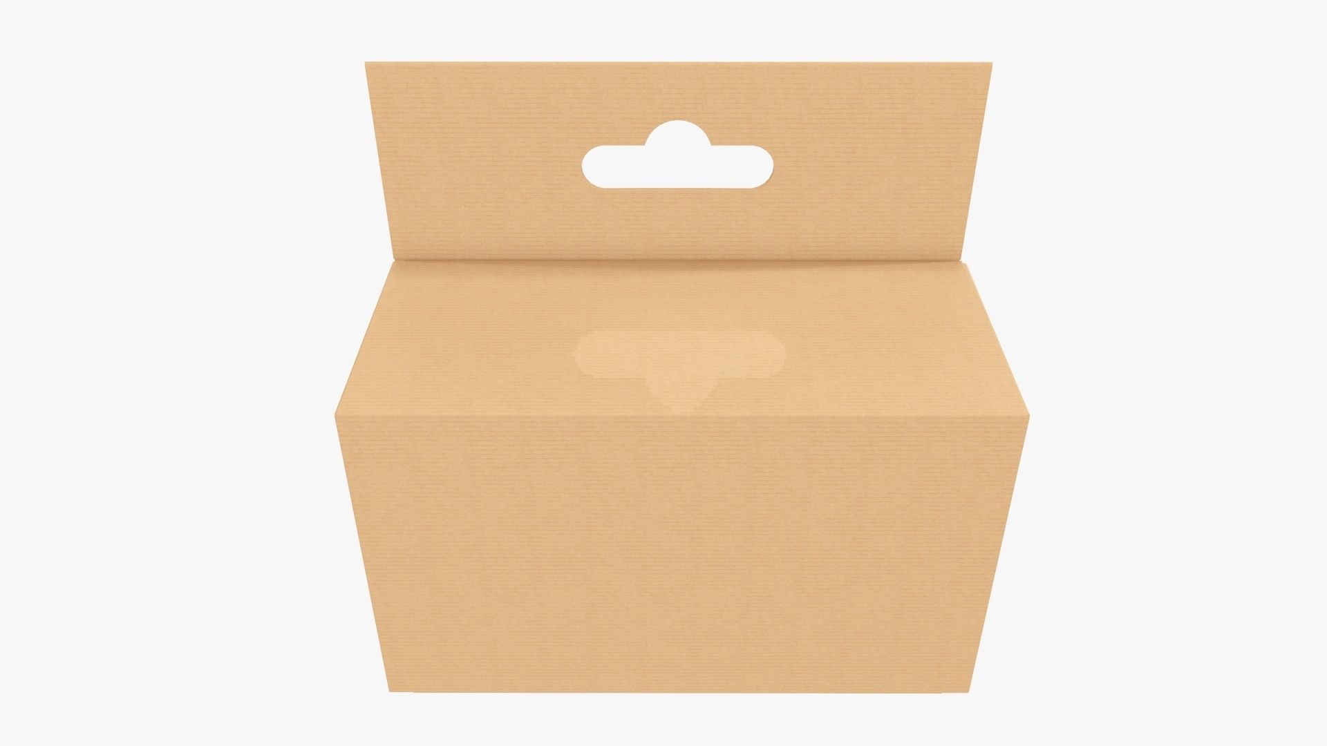 Hanging cardboard box retail 01 3D model_1