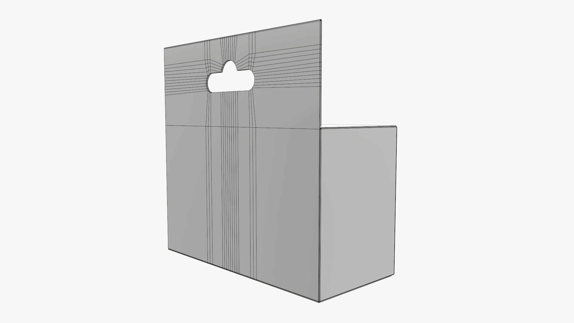 Hanging cardboard box retail 01 3D model_7