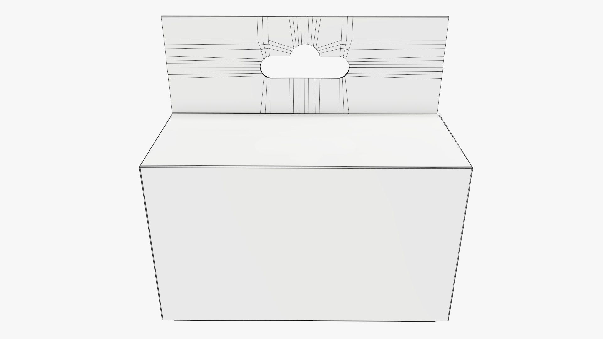 Hanging cardboard box retail 01 3D model_6