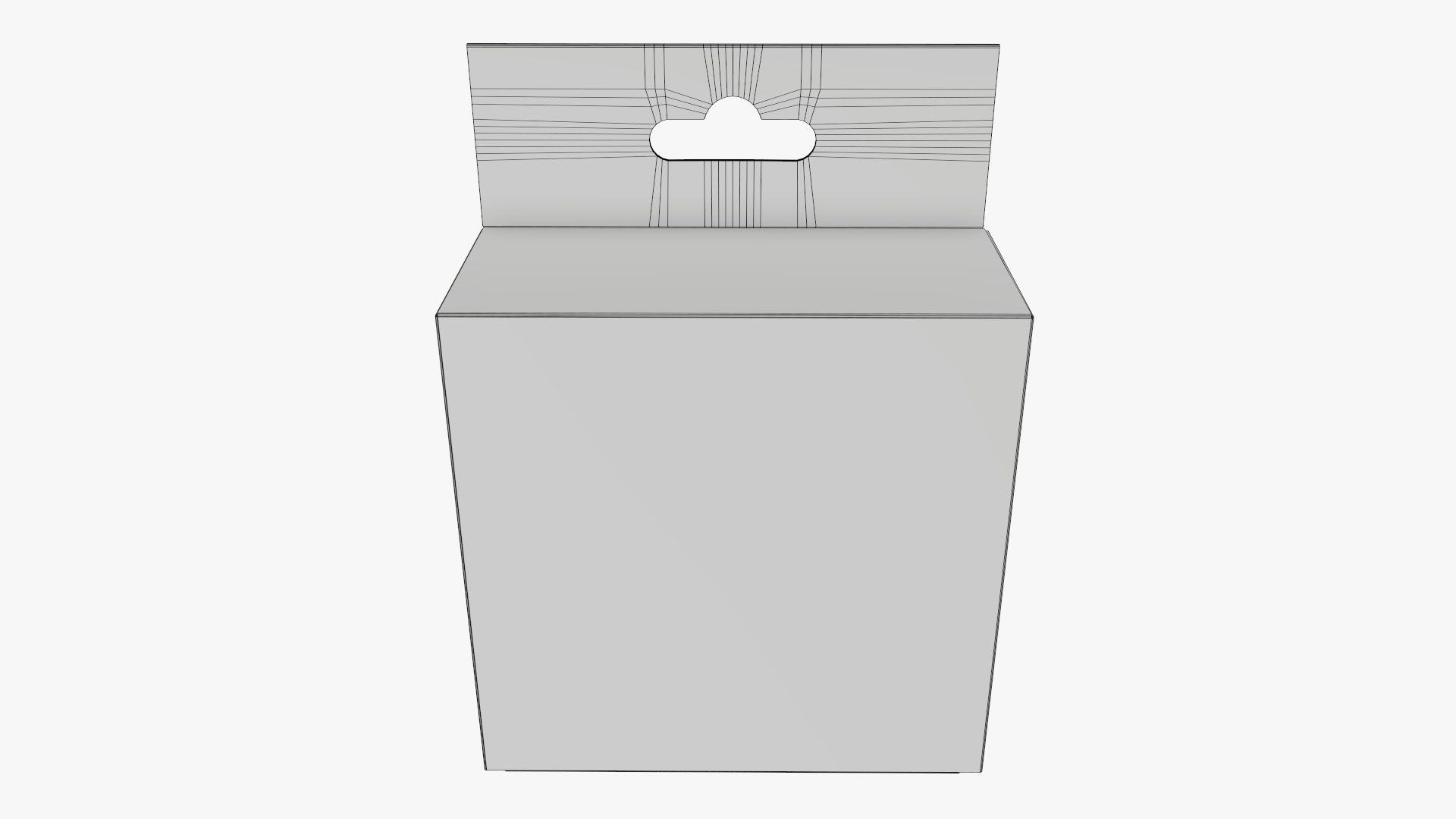 Hanging cardboard box retail 03 3D model_6