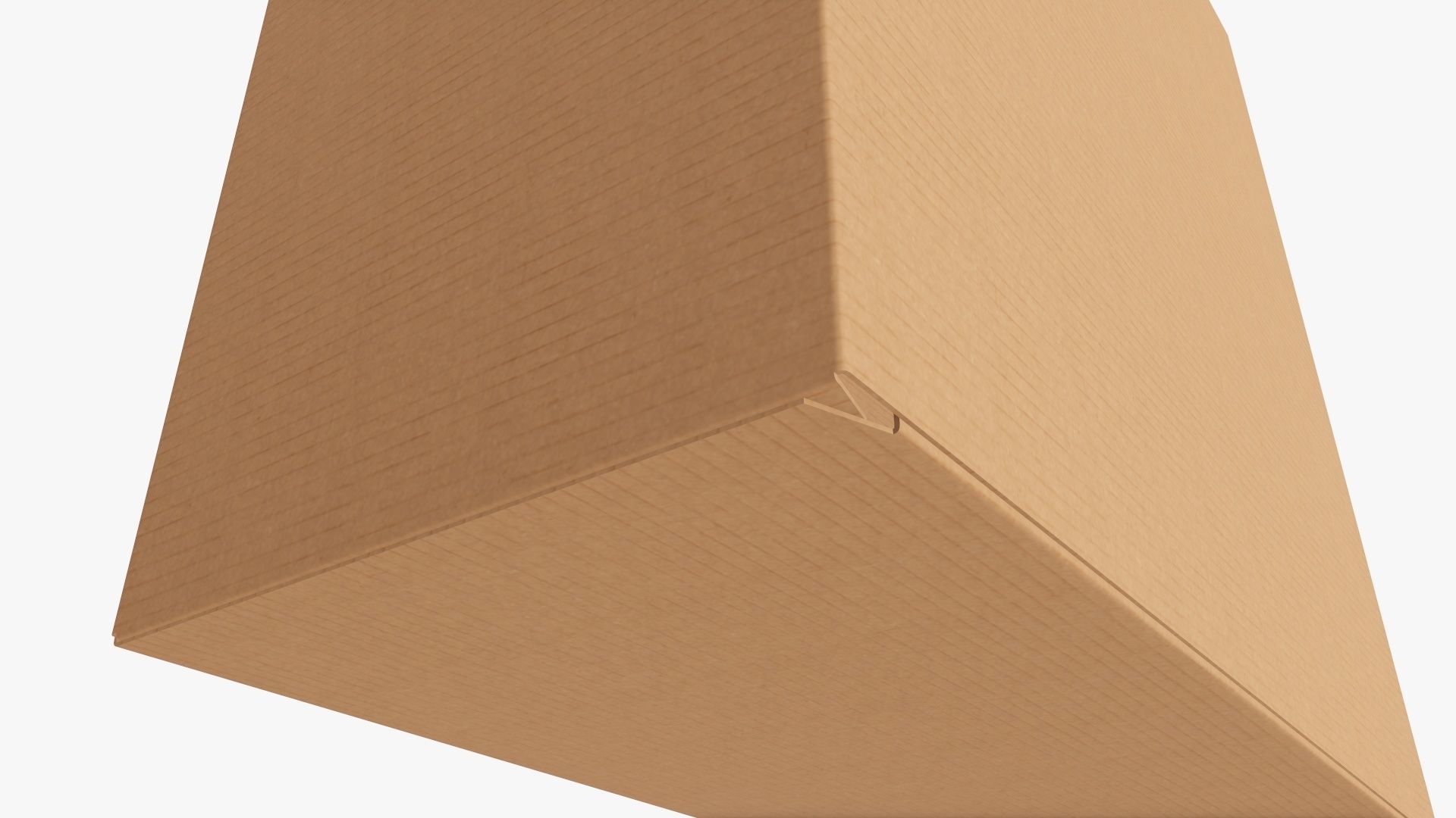 Hanging cardboard box retail 03 3D model_3