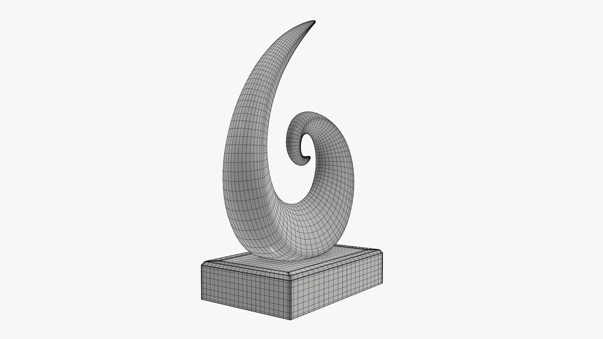 Trophy prize 01 3D model_8
