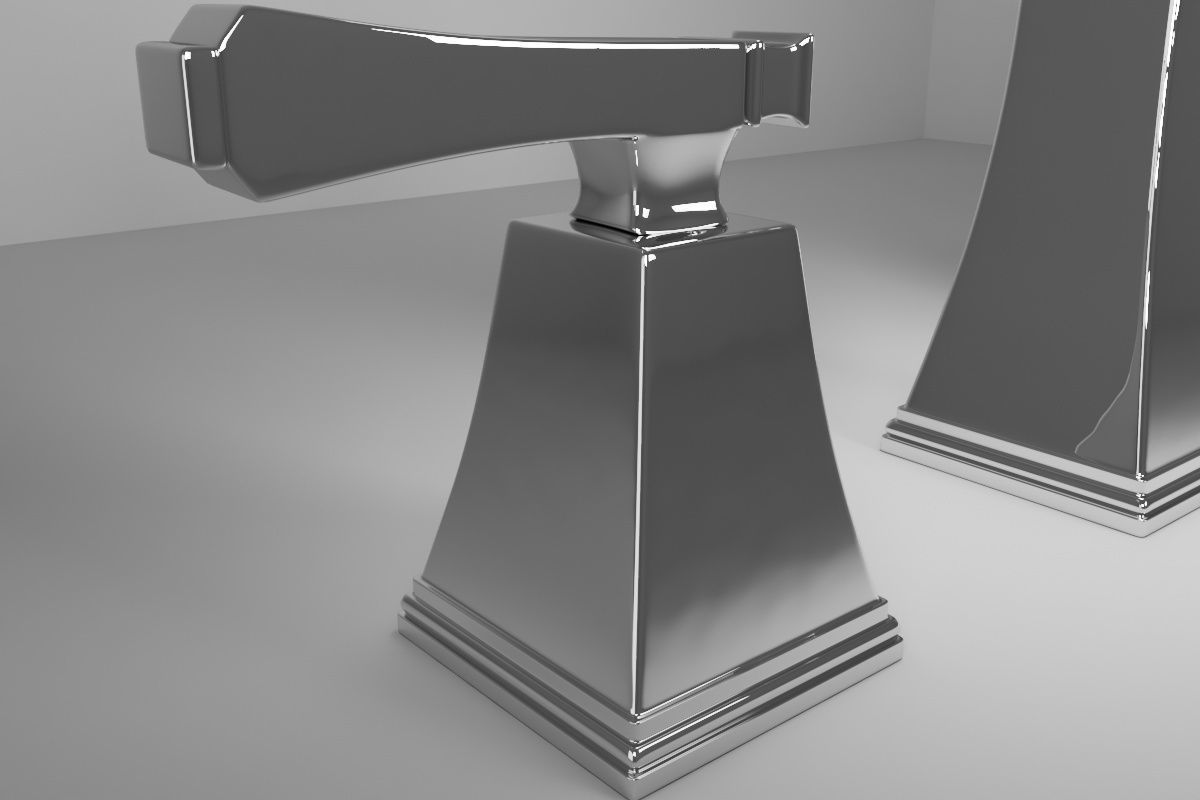 bath key free 3D model CGTrader