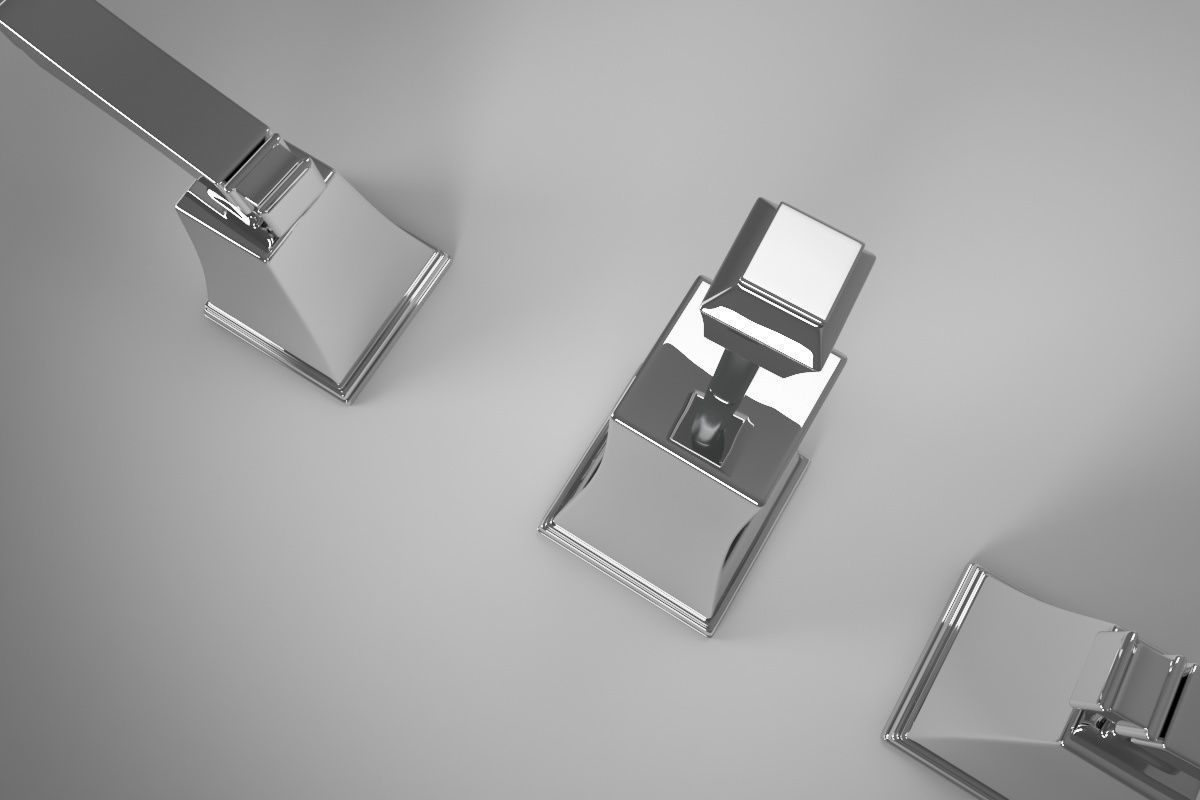 bath key free 3D model CGTrader