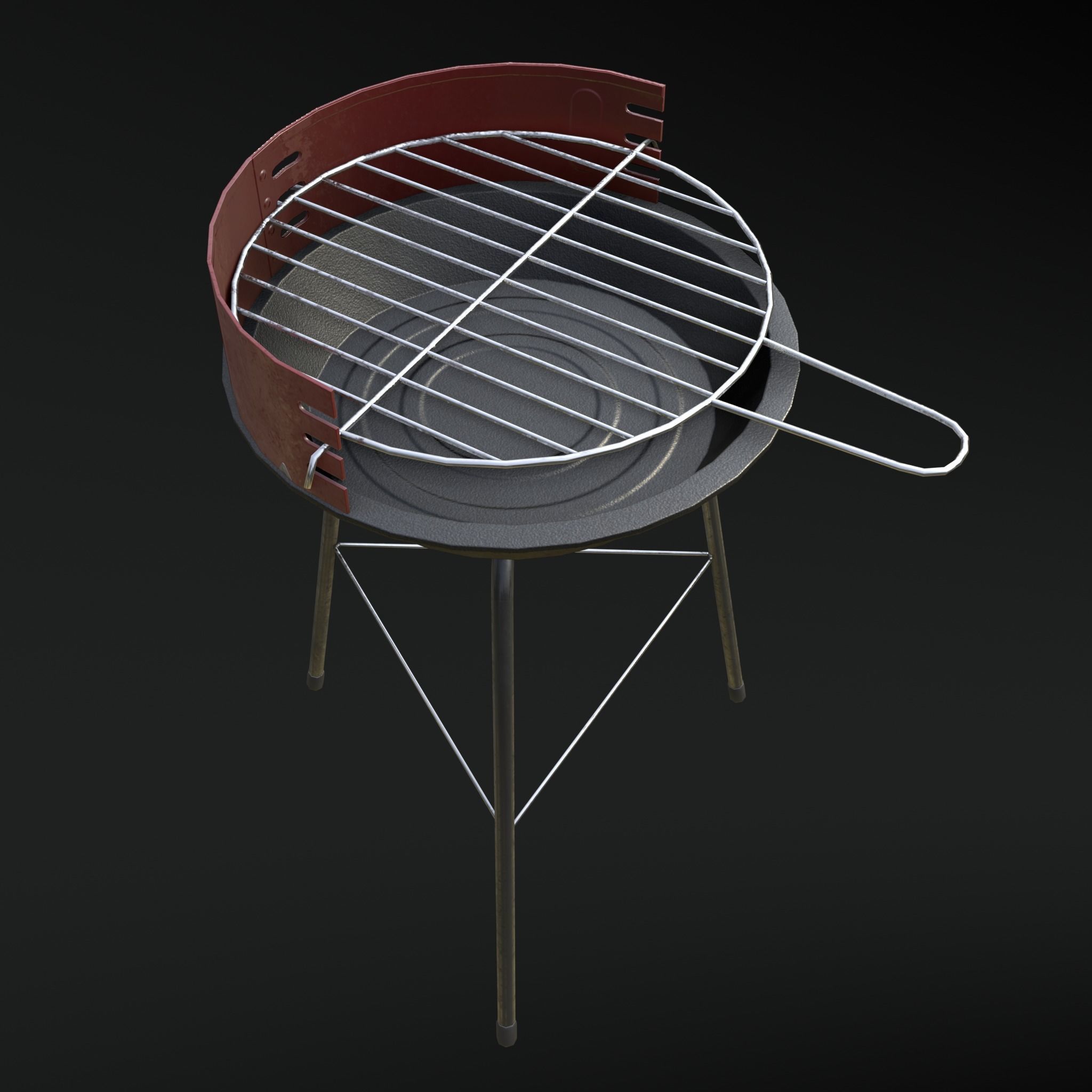 Barbecue in the garden 3D Model Collection_19