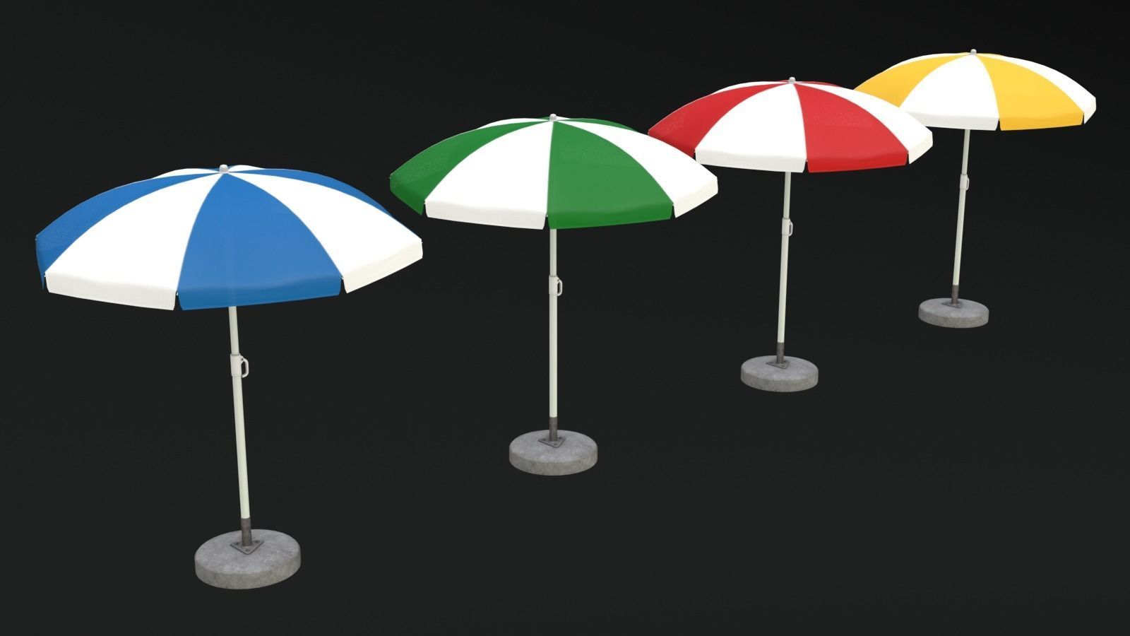 Barbecue in the garden 3D Model Collection_17