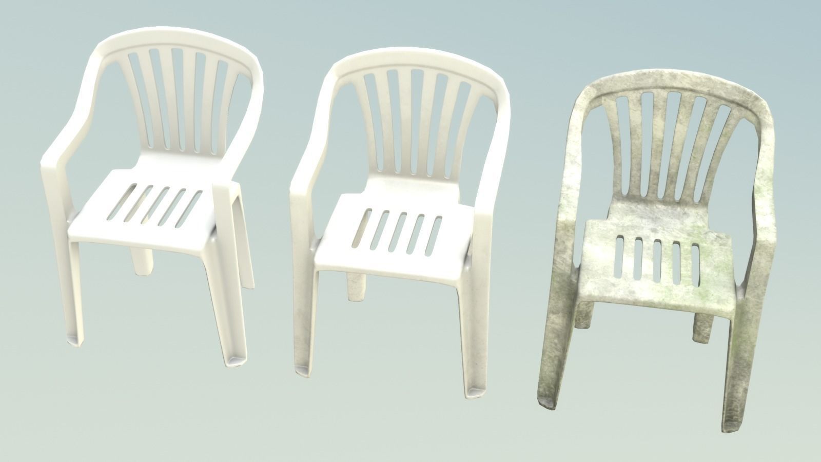 Barbecue in the garden 3D Model Collection_11