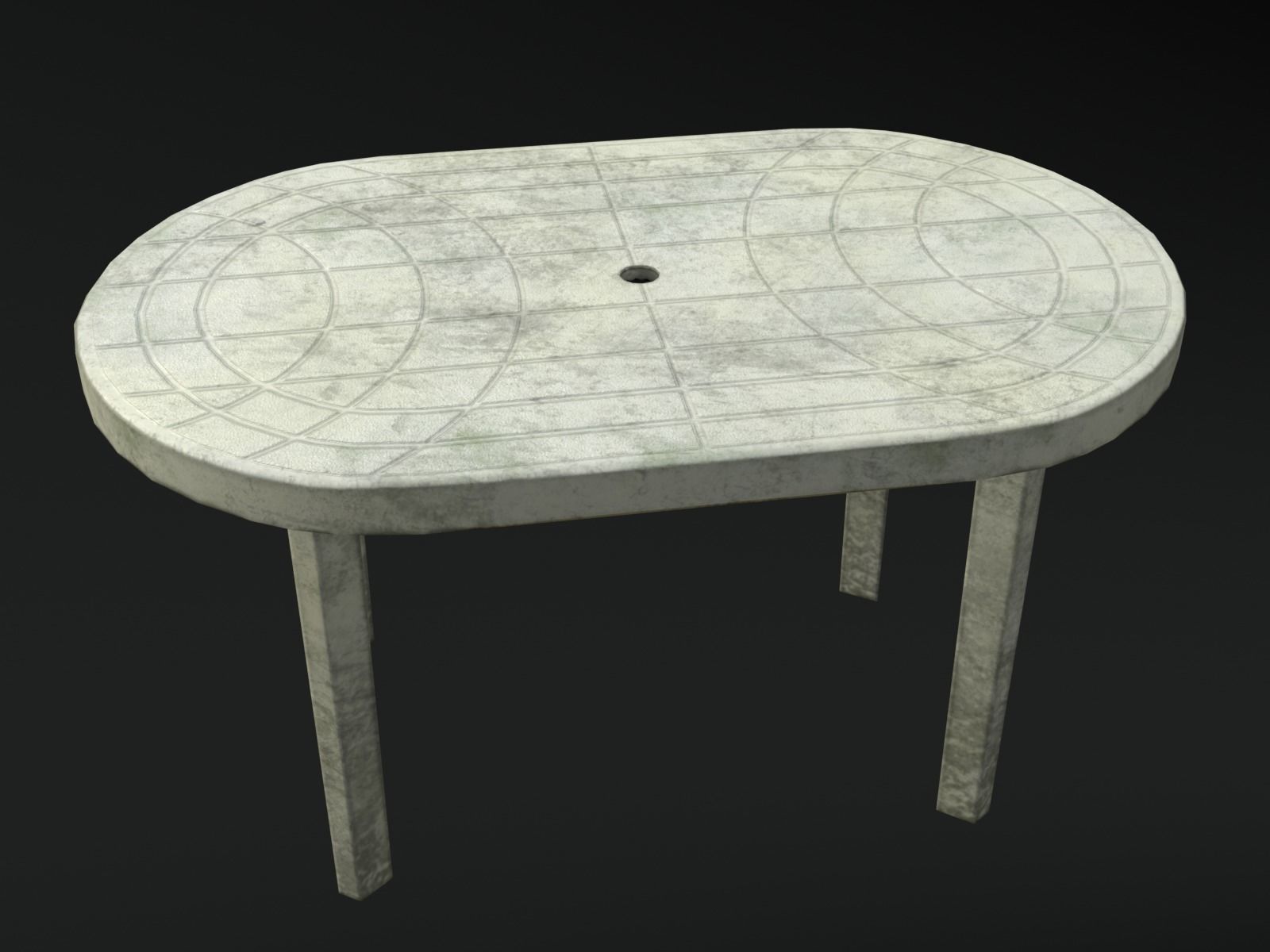 Barbecue in the garden 3D Model Collection_14