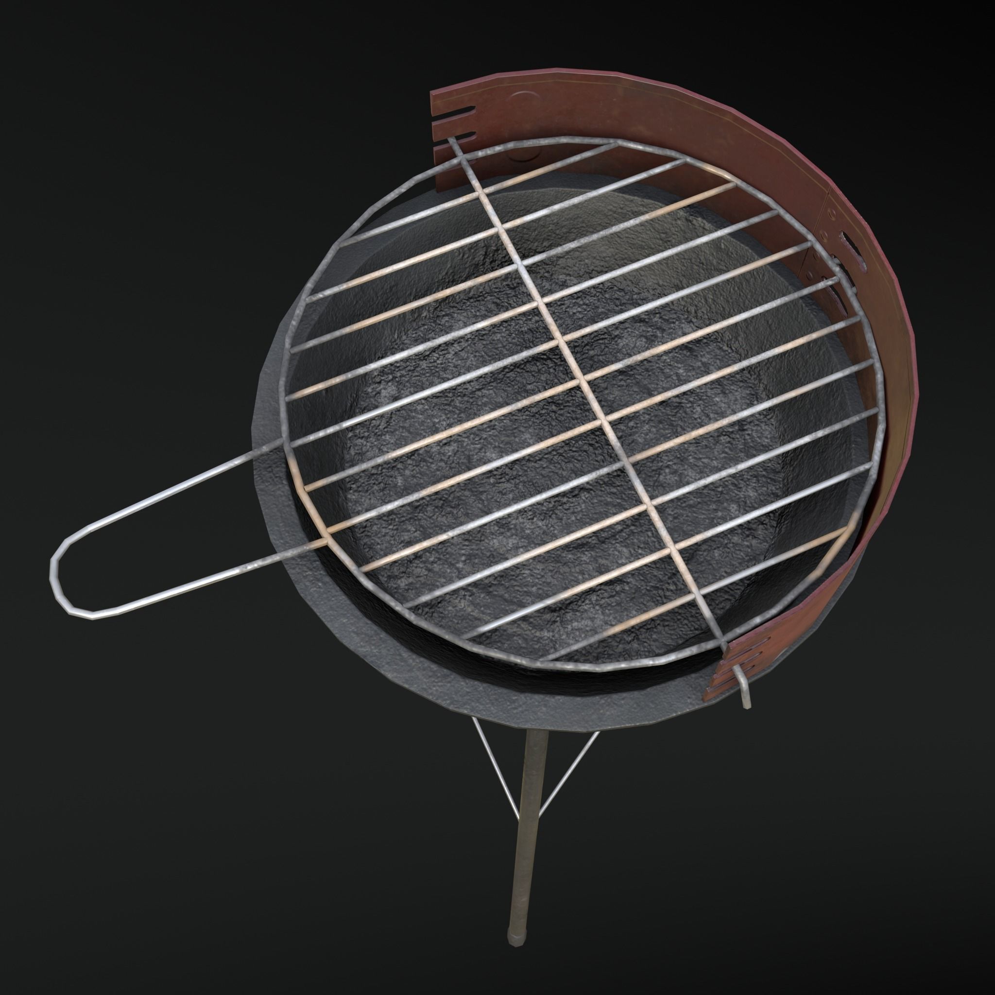 Barbecue in the garden 3D Model Collection_20