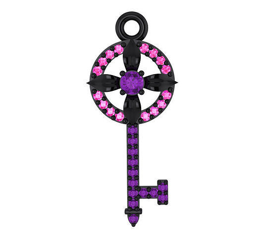  pendant key jewelry Free 3D print model