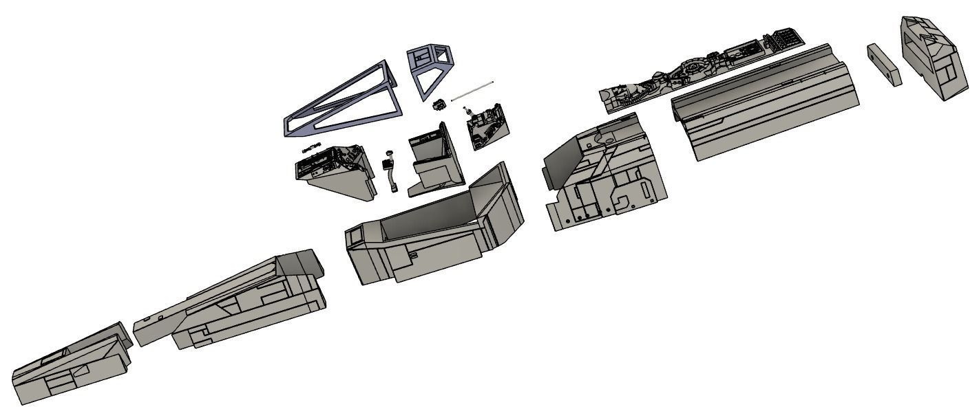 Model-X MK I 1-12 scale -  3D print model_53