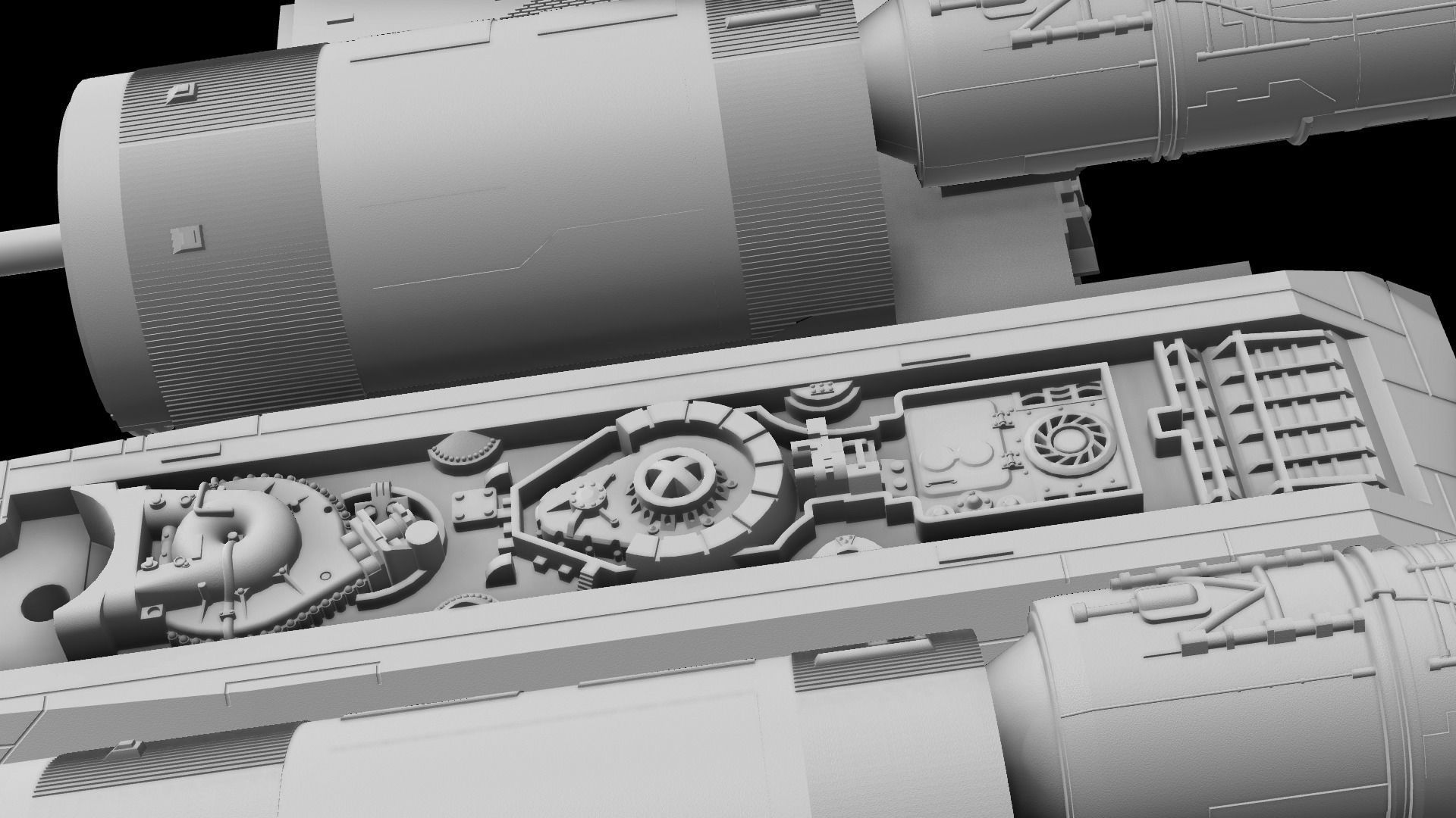 Model-X MK I 1-12 scale -  3D print model_49