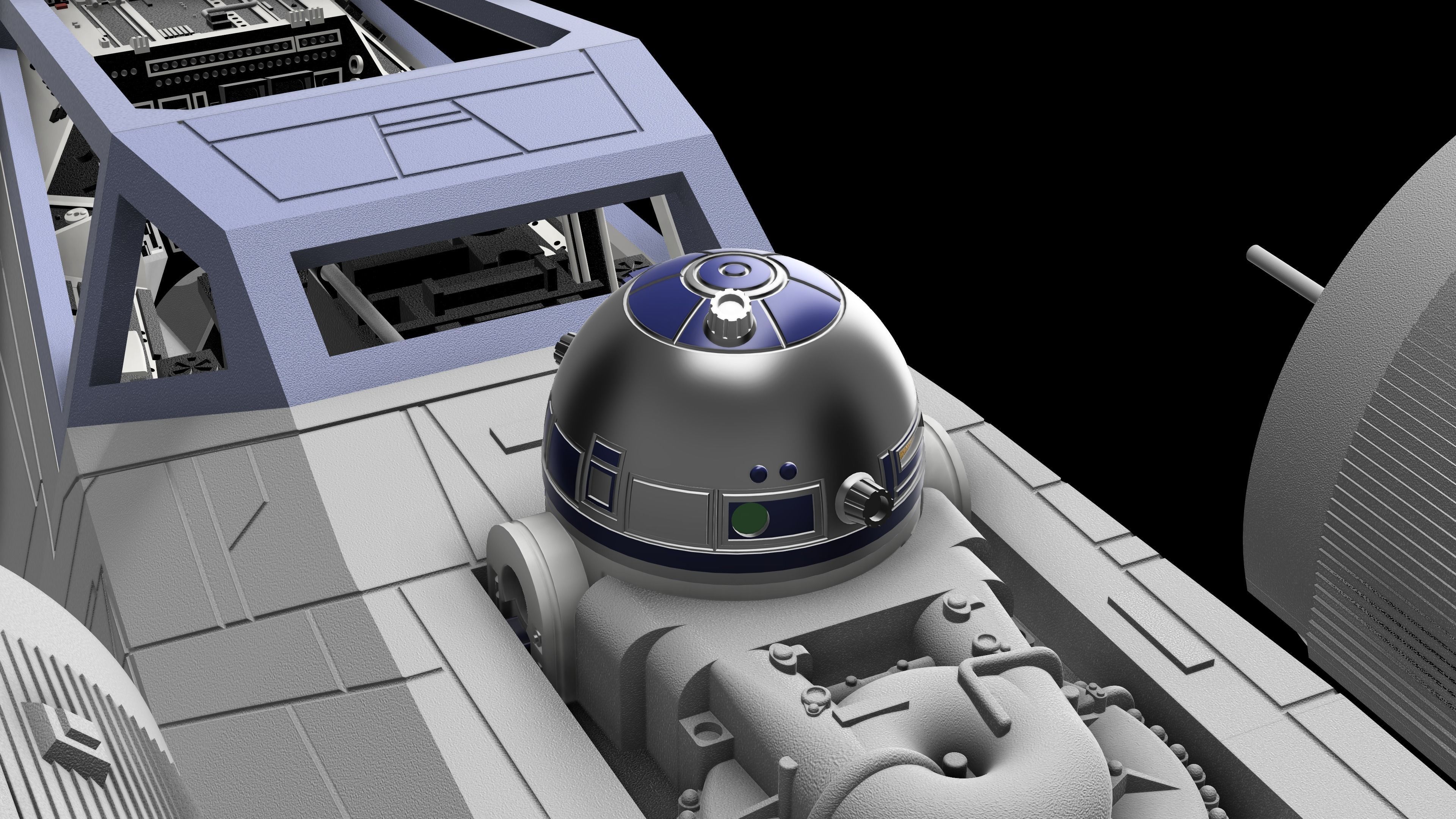 Model-X MK I 1-12 scale -  3D print model_36