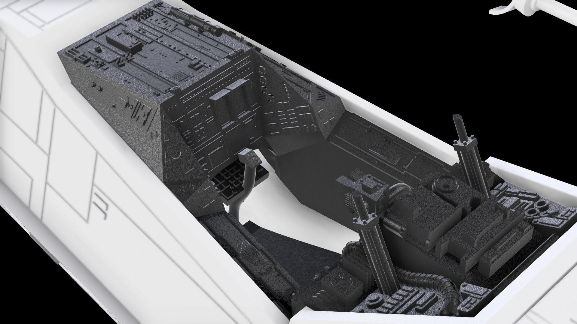 Model-X MK I 1-12 scale -  3D print model_51