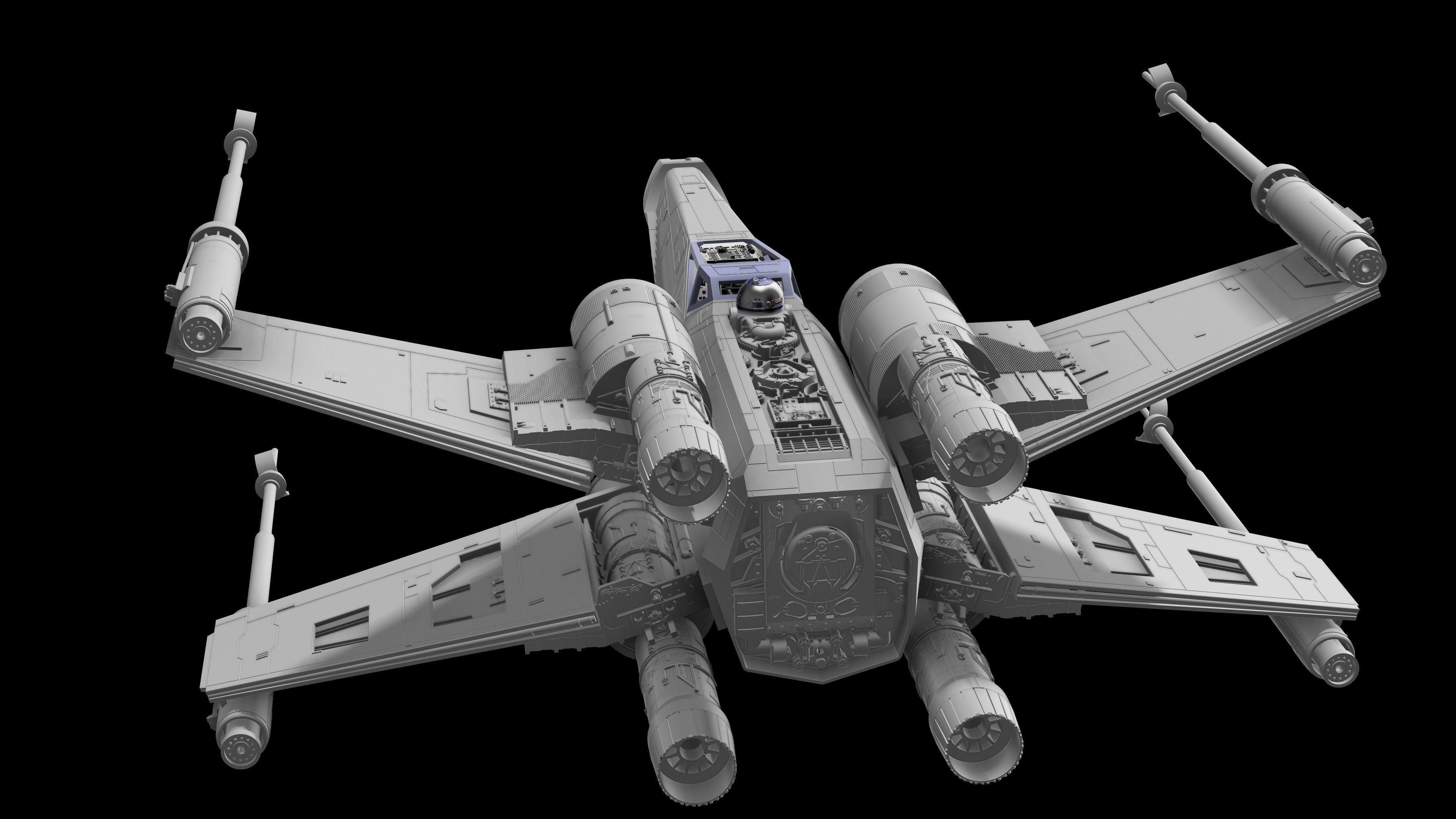 Model-X MK I 1-12 scale -  3D print model_34