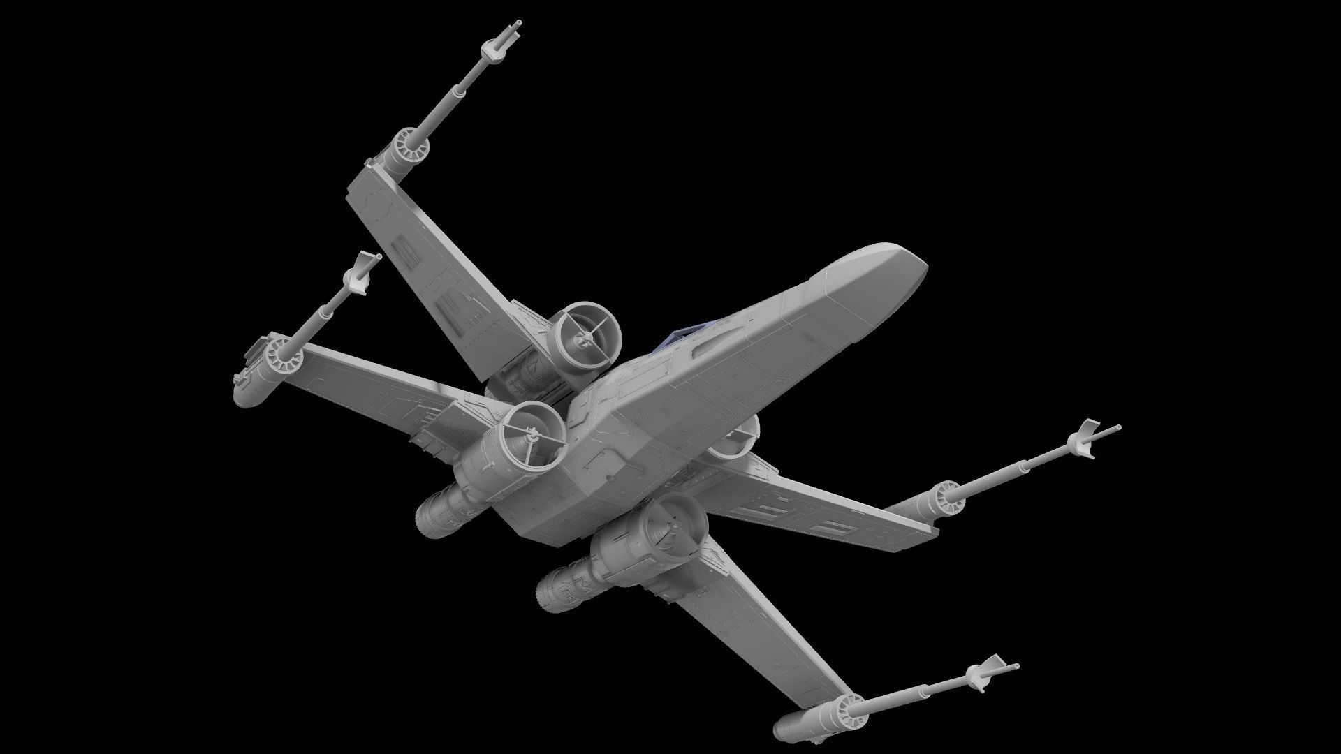 Model-X MK I 1-12 scale -  3D print model_43