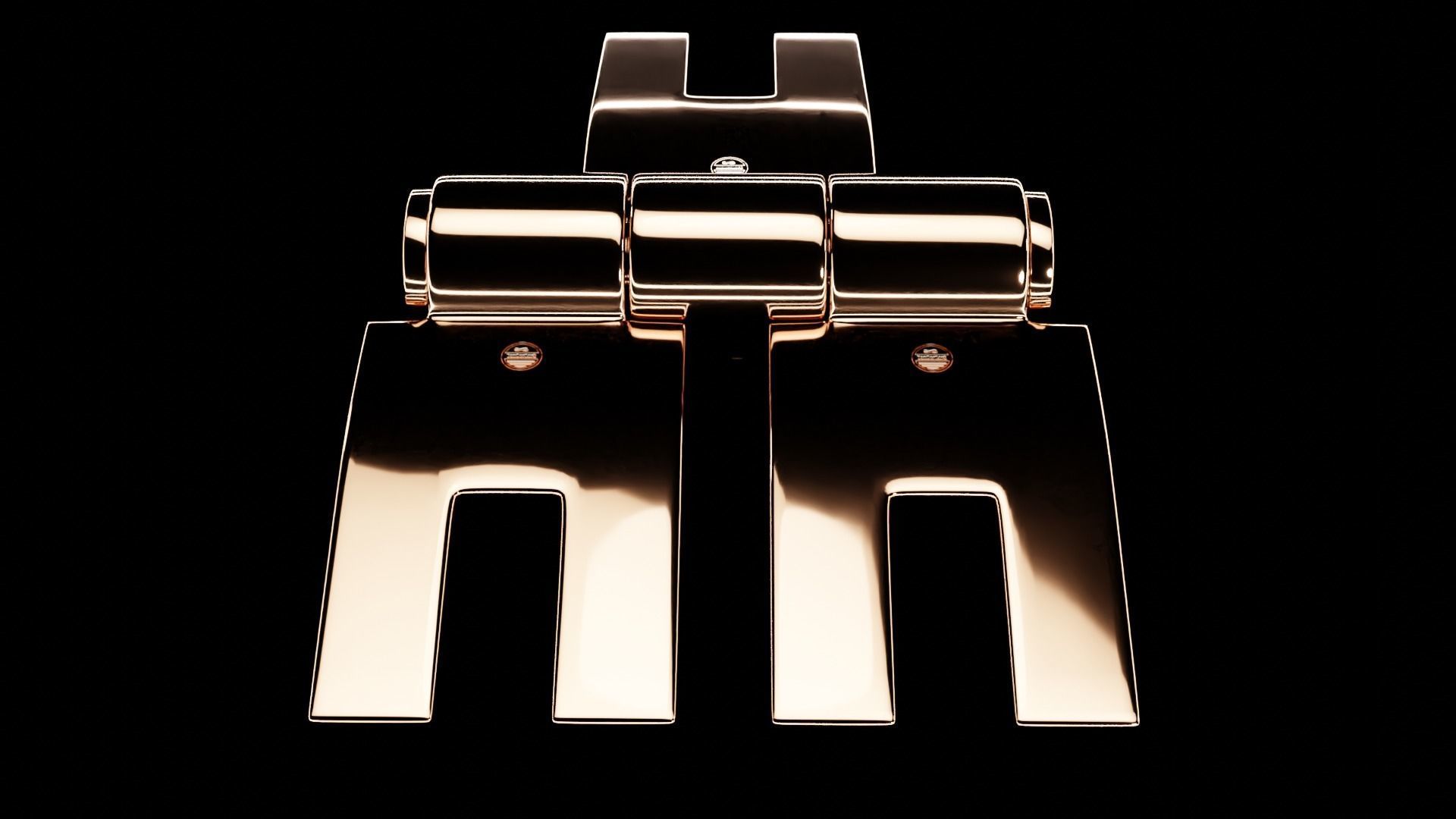 Door hinge 3D model_13