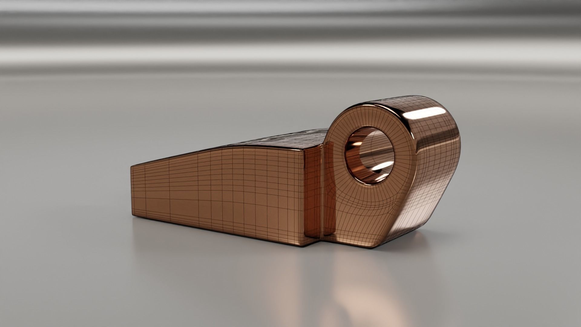 Door hinge 3D model_7