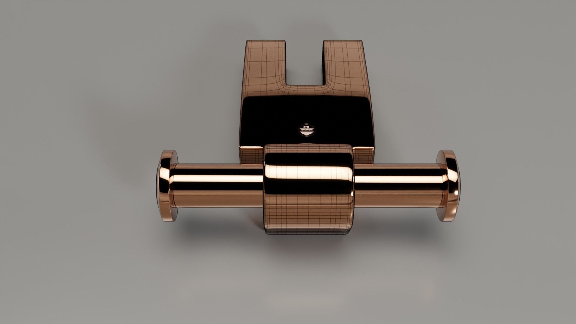 Door hinge 3D model_8