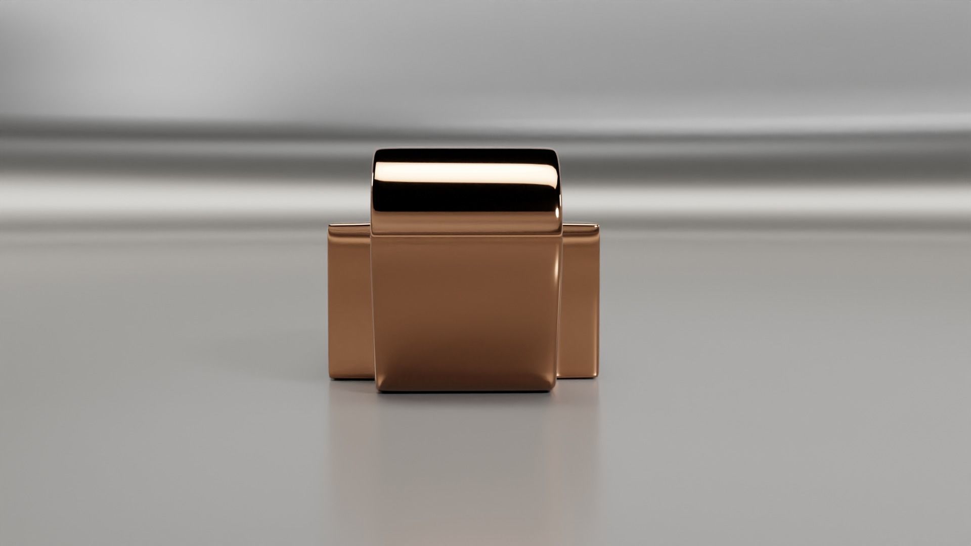 Door hinge 3D model_6