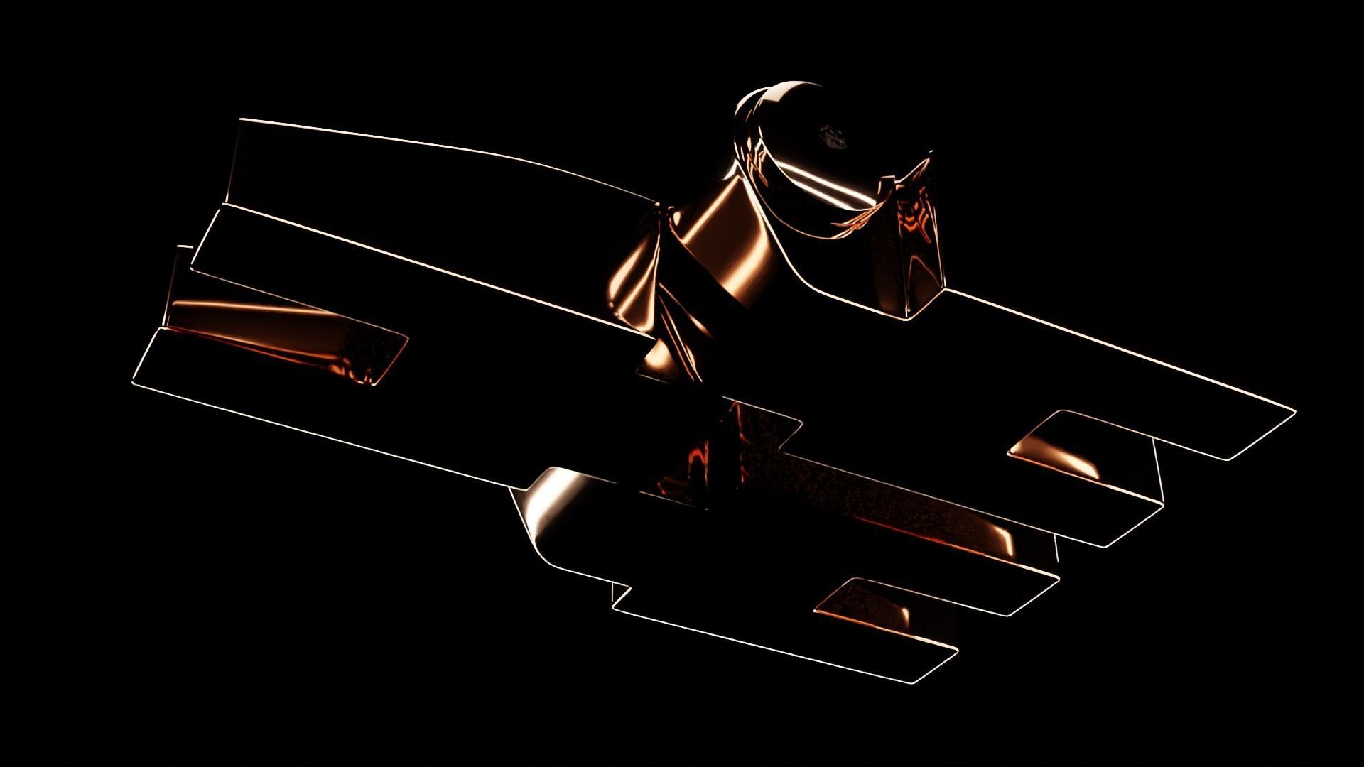 Door hinge 3D model_14